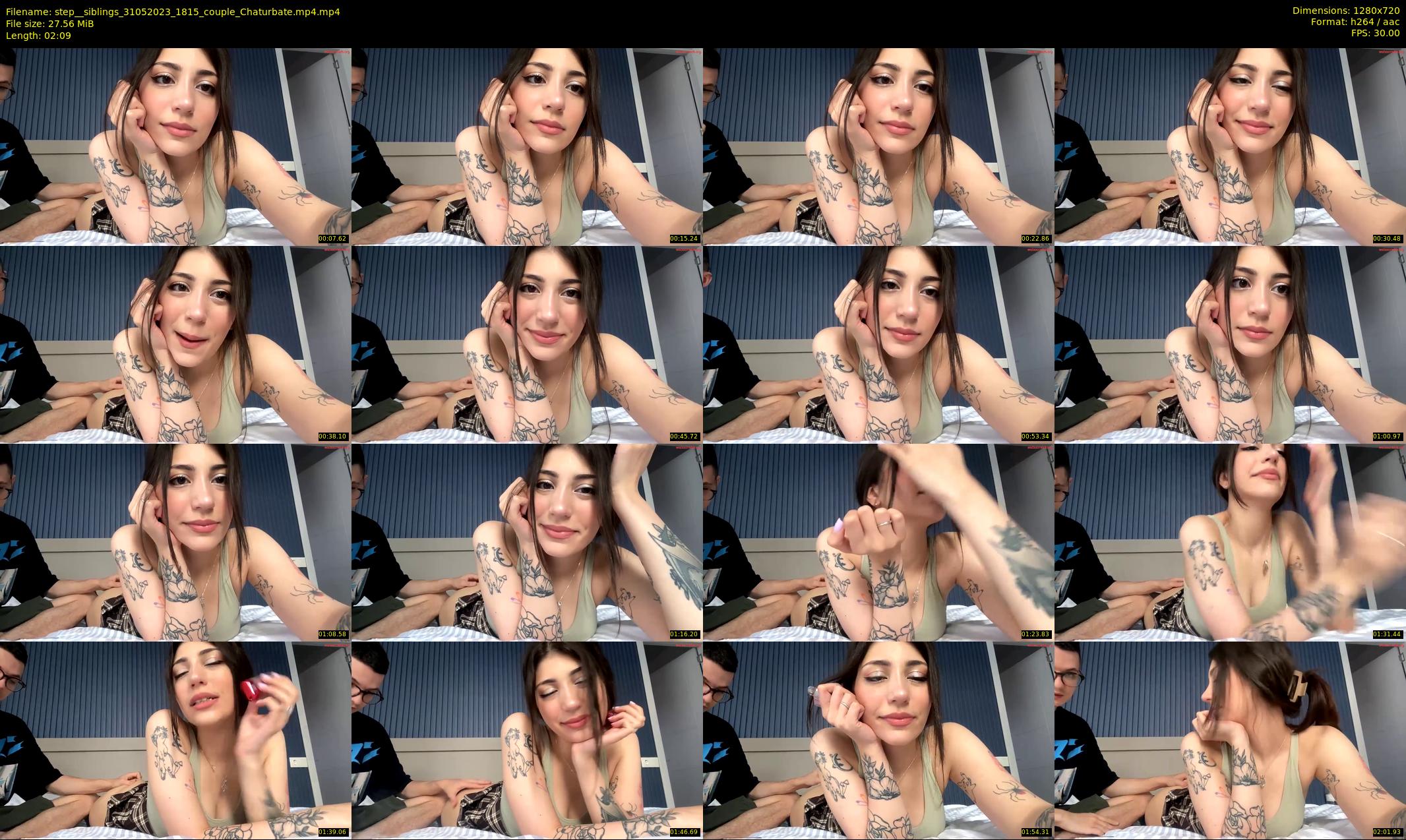 step__siblings — 3 minute Chaturbate couple cam show recording, 720p, May 31, 2023