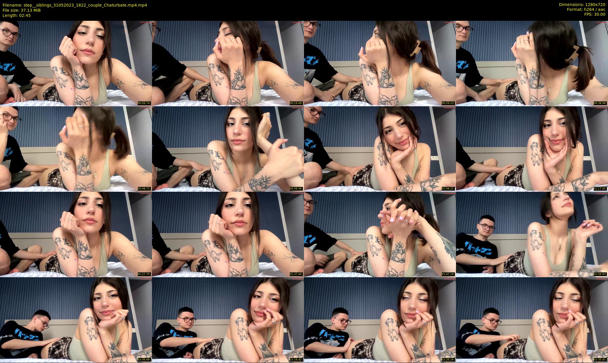 step__siblings — 3 minute Chaturbate couple cam show recording, 720p, May 31, 2023