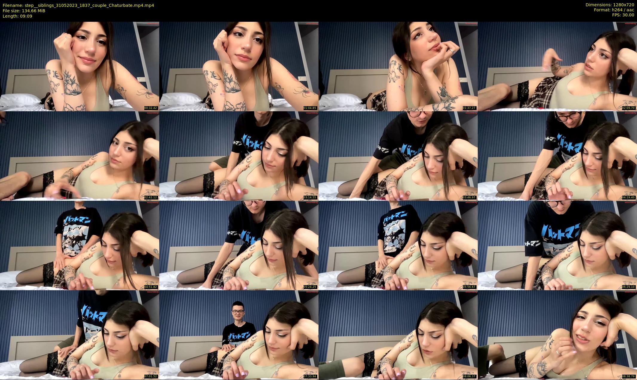 step__siblings — 10 minute Chaturbate couple cam show recording, 720p, May 31, 2023