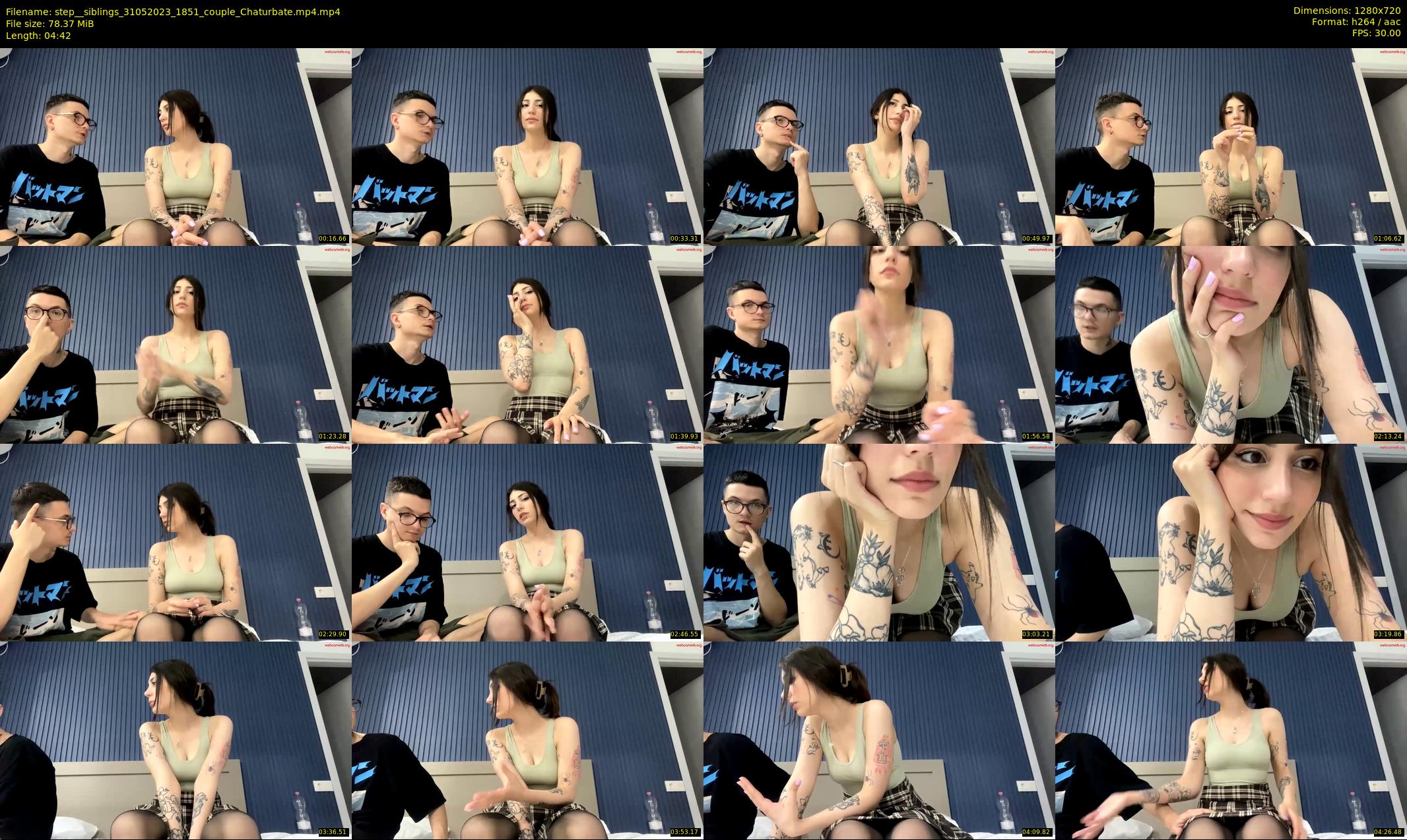 step__siblings — 5 minute Chaturbate couple cam show recording, 720p, May 31, 2023