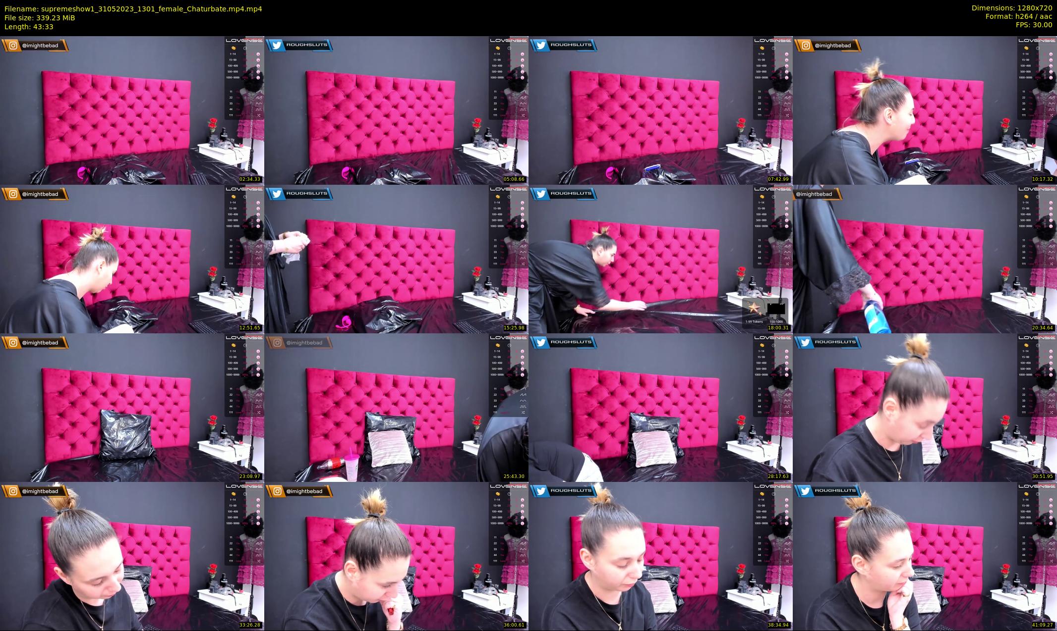 supremeshow1 — 44 minute Chaturbate couple cam show recording, 720p, May 31, 2023