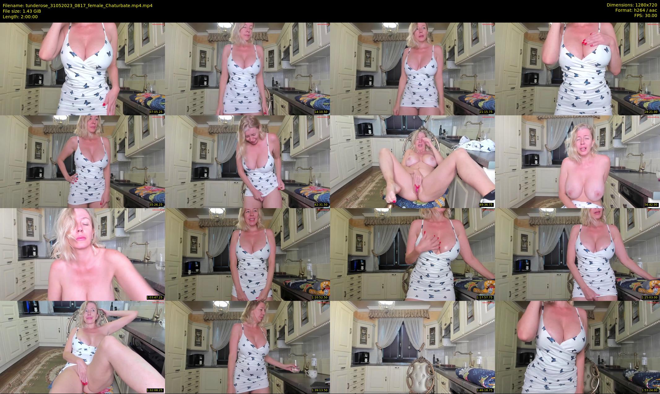 tunderose — 120 minute Chaturbate female cam show recording, 720p, May 31, 2023
