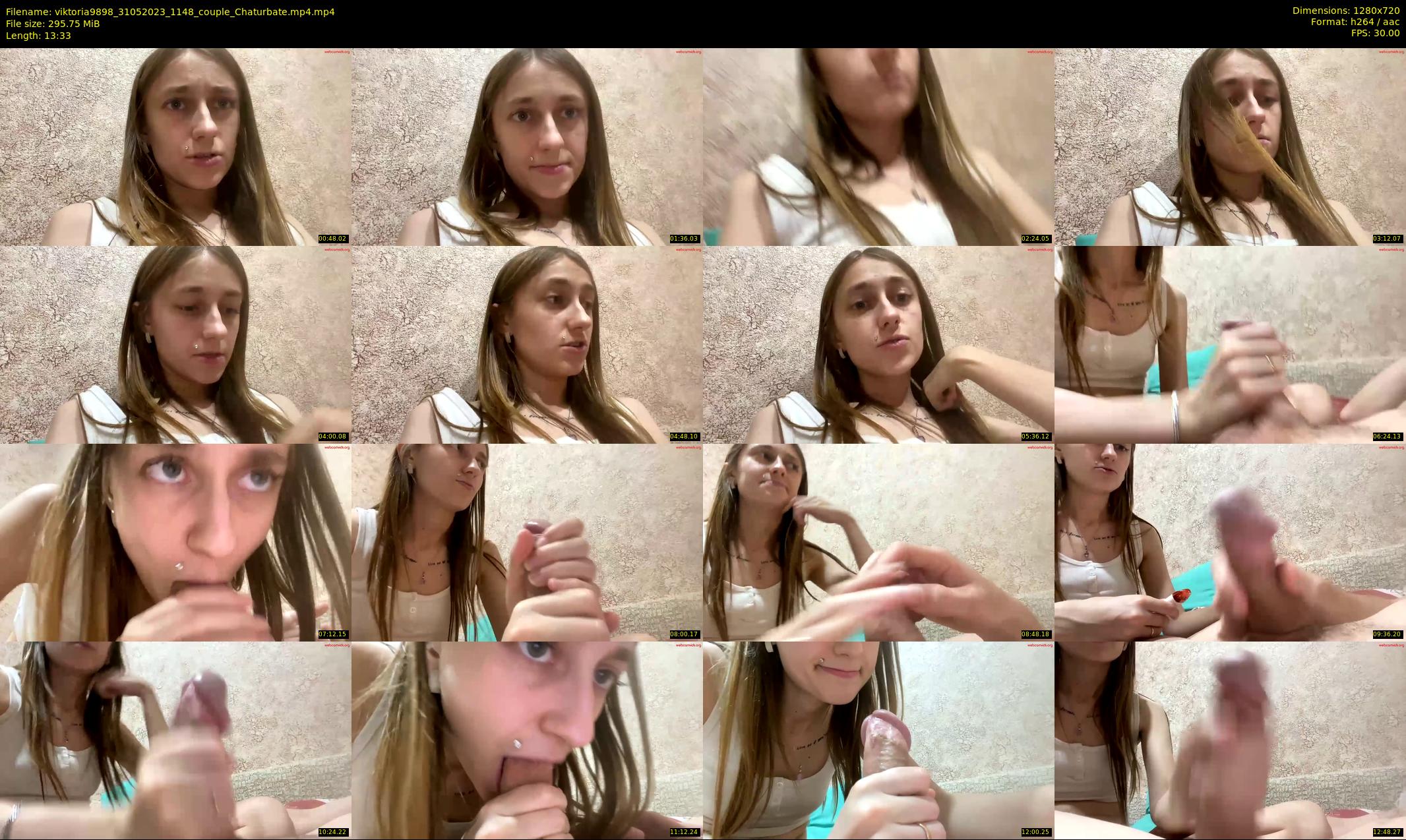 viktoria9898 — 14 minute Chaturbate couple cam show recording, 720p, May 31, 2023
