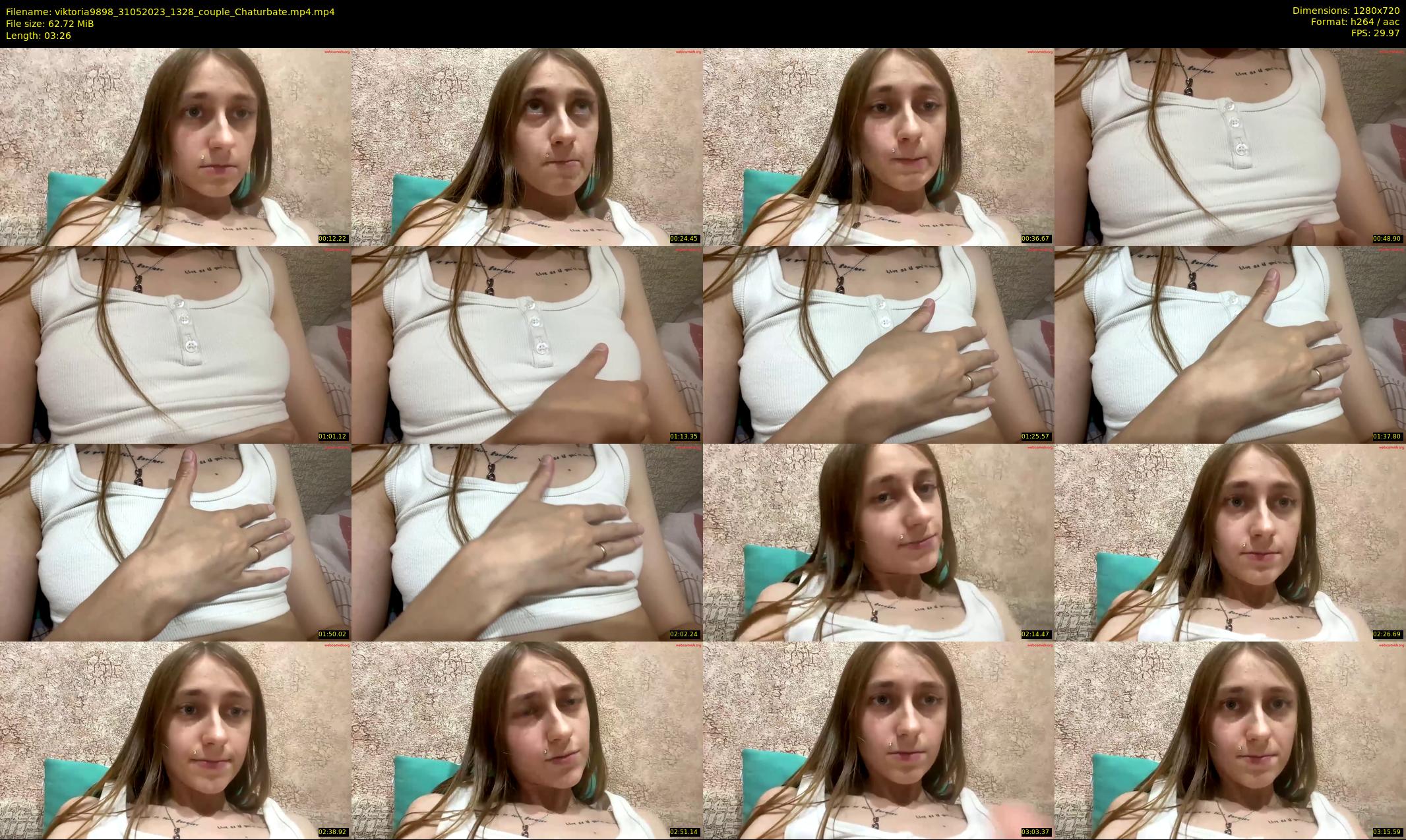 viktoria9898 — 4 minute Chaturbate couple cam show recording, 720p, May 31, 2023