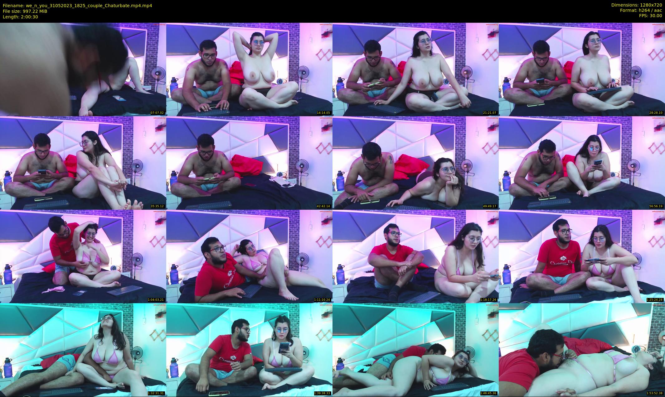 we_n_you — 121 minute Chaturbate couple cam show recording, 720p, May 31, 2023