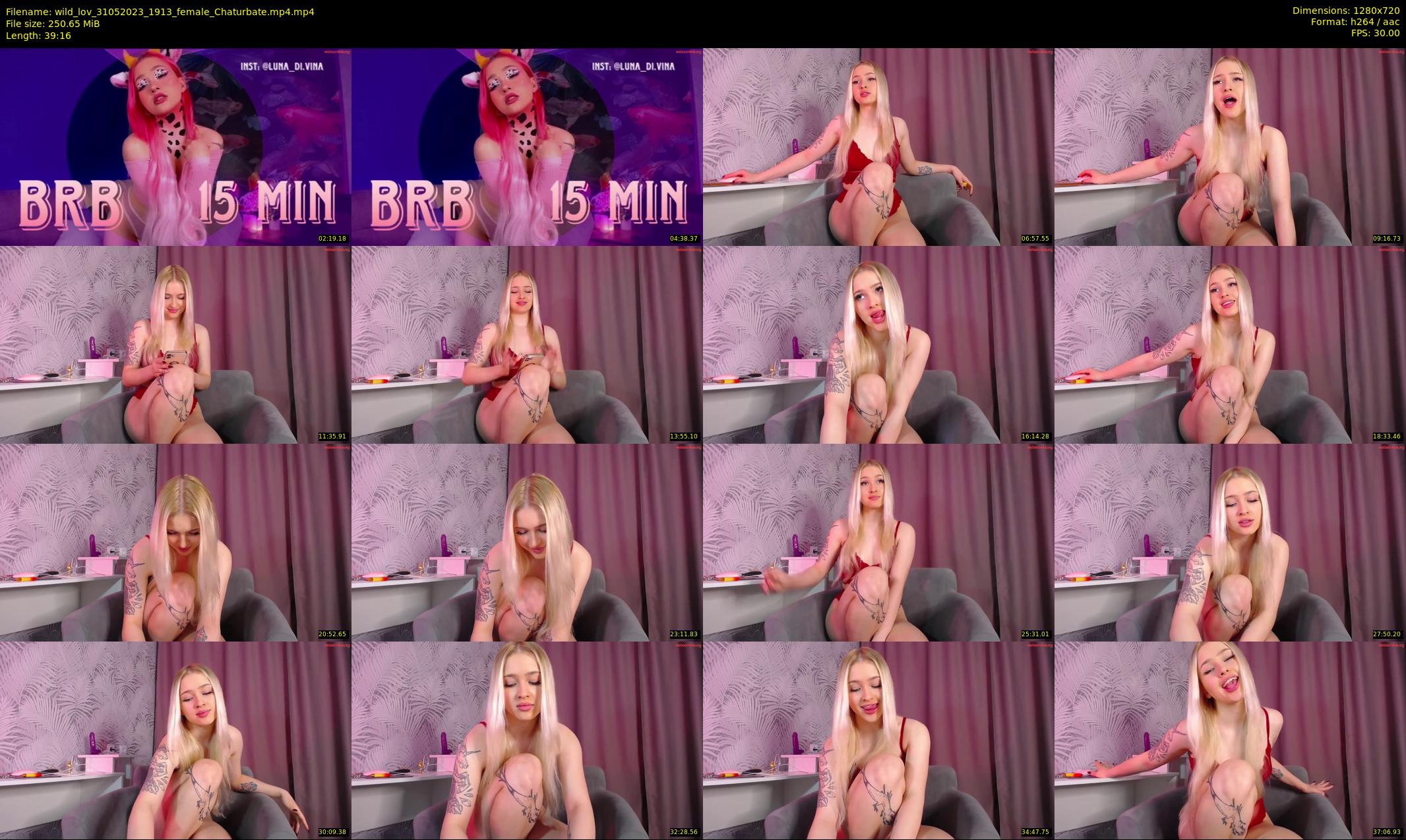 wild_lov — 40 minute Chaturbate female cam show recording, 720p, May 31, 2023