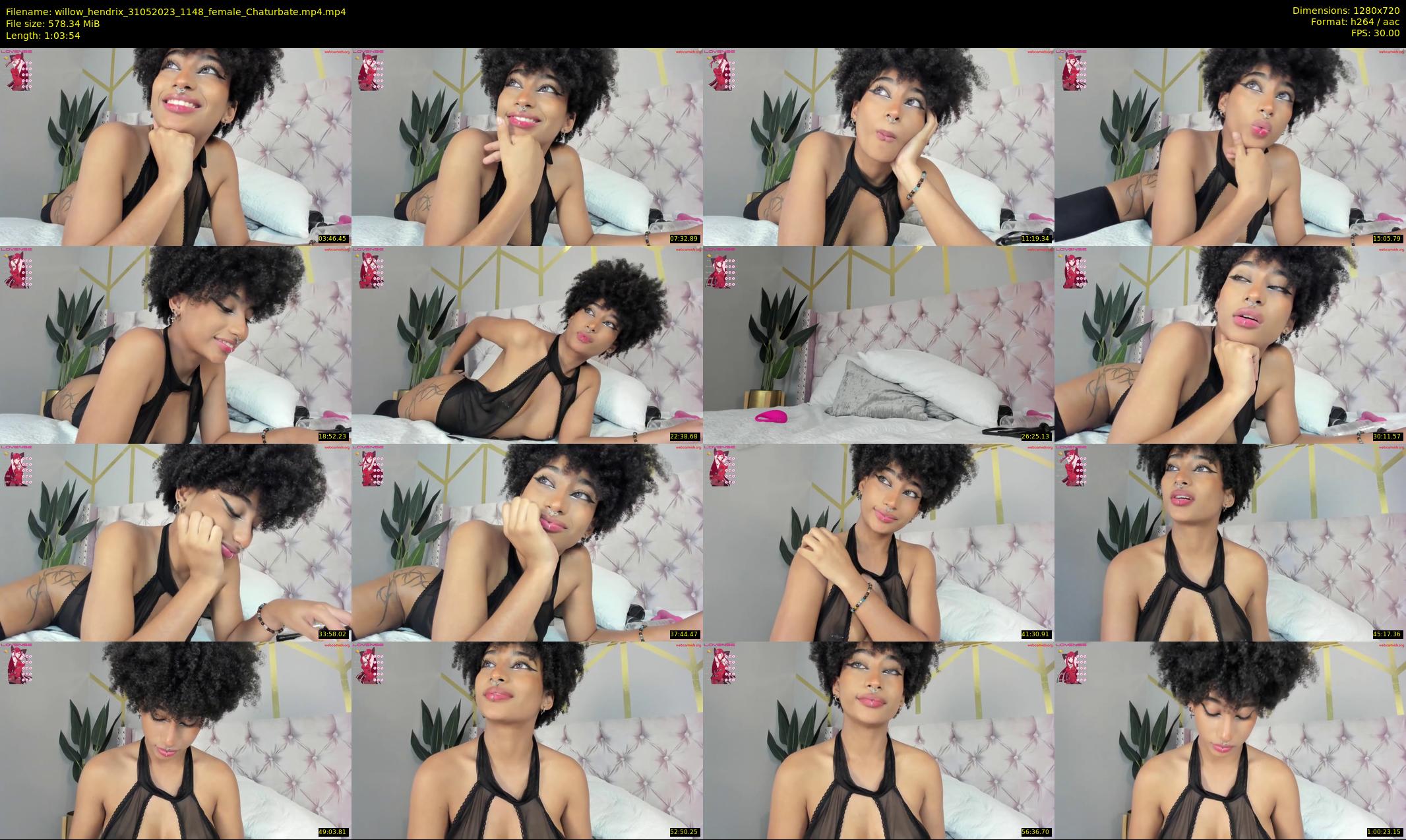willow_hendrix — 64 minute Chaturbate female cam show recording, 720p, May 31, 2023