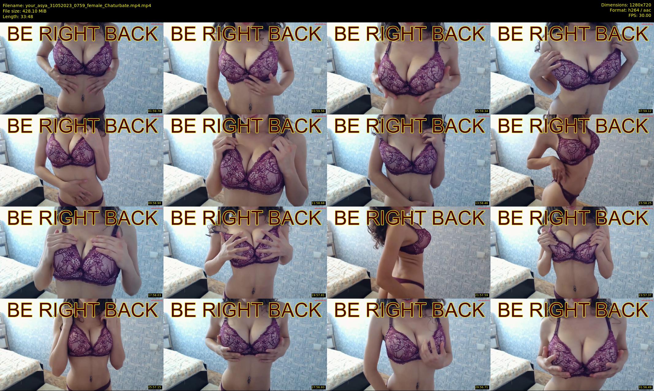 your_asya — 34 minute Chaturbate female cam show recording, 720p, May 31, 2023