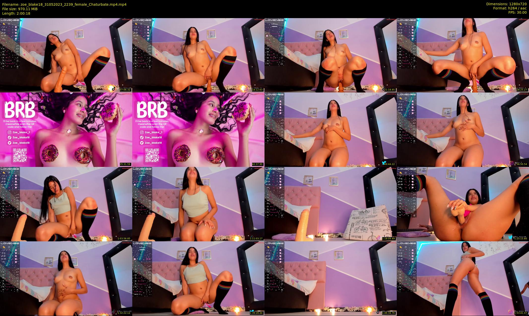 zoe_blake18 — 121 minute Chaturbate female cam show recording, 720p, May 31, 2023