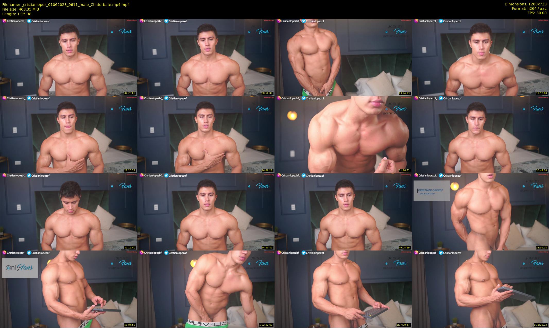 _cristianlopez — 76 minute Chaturbate male cam show recording, 720p, Jun 1, 2023