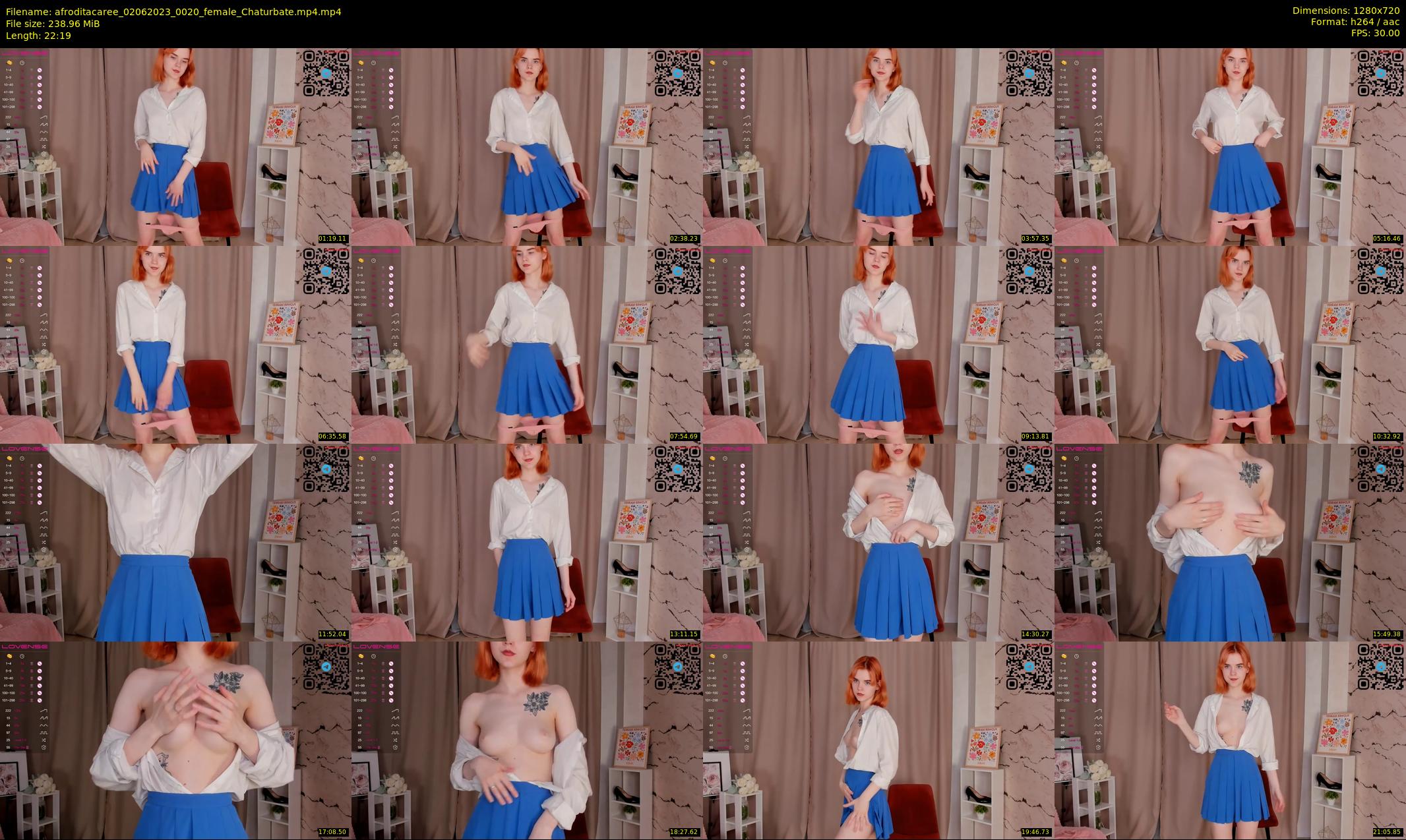 afroditacaree — 23 minute Chaturbate female cam show recording, 720p, Jun 2, 2023
