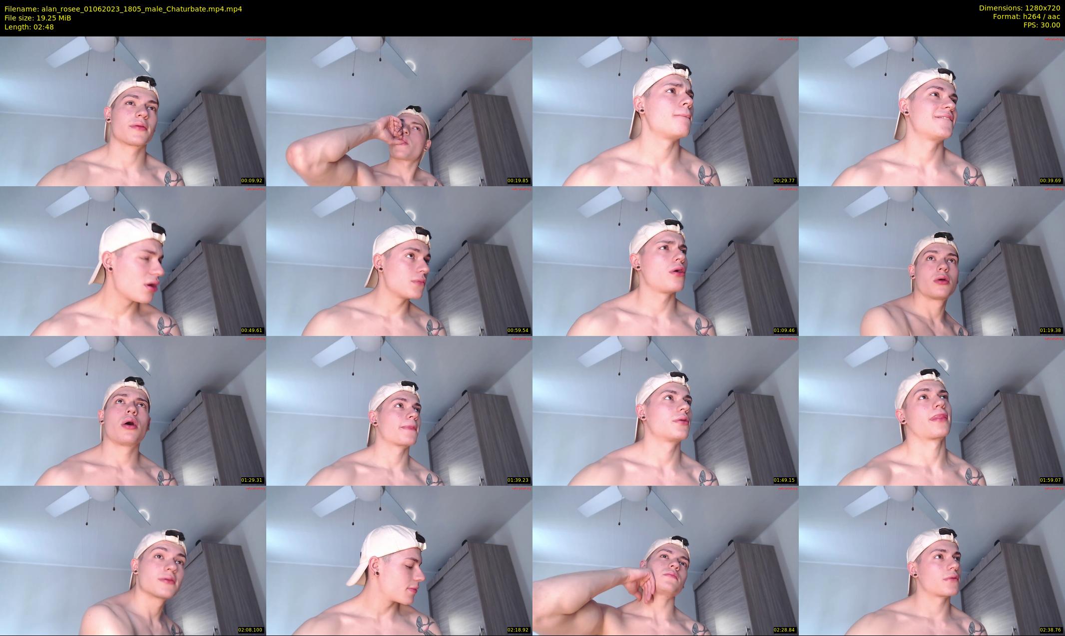 alan_rosee — 3 minute Chaturbate male cam show recording, 720p, Jun 1, 2023