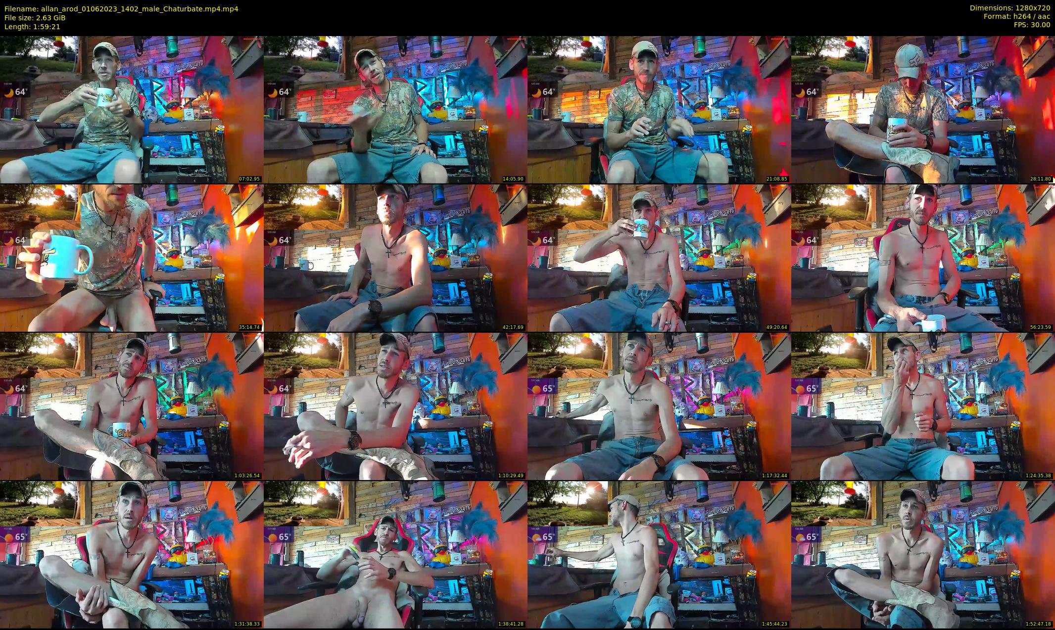 allan_arod — 120 minute Chaturbate male cam show recording, 720p, Jun 1, 2023