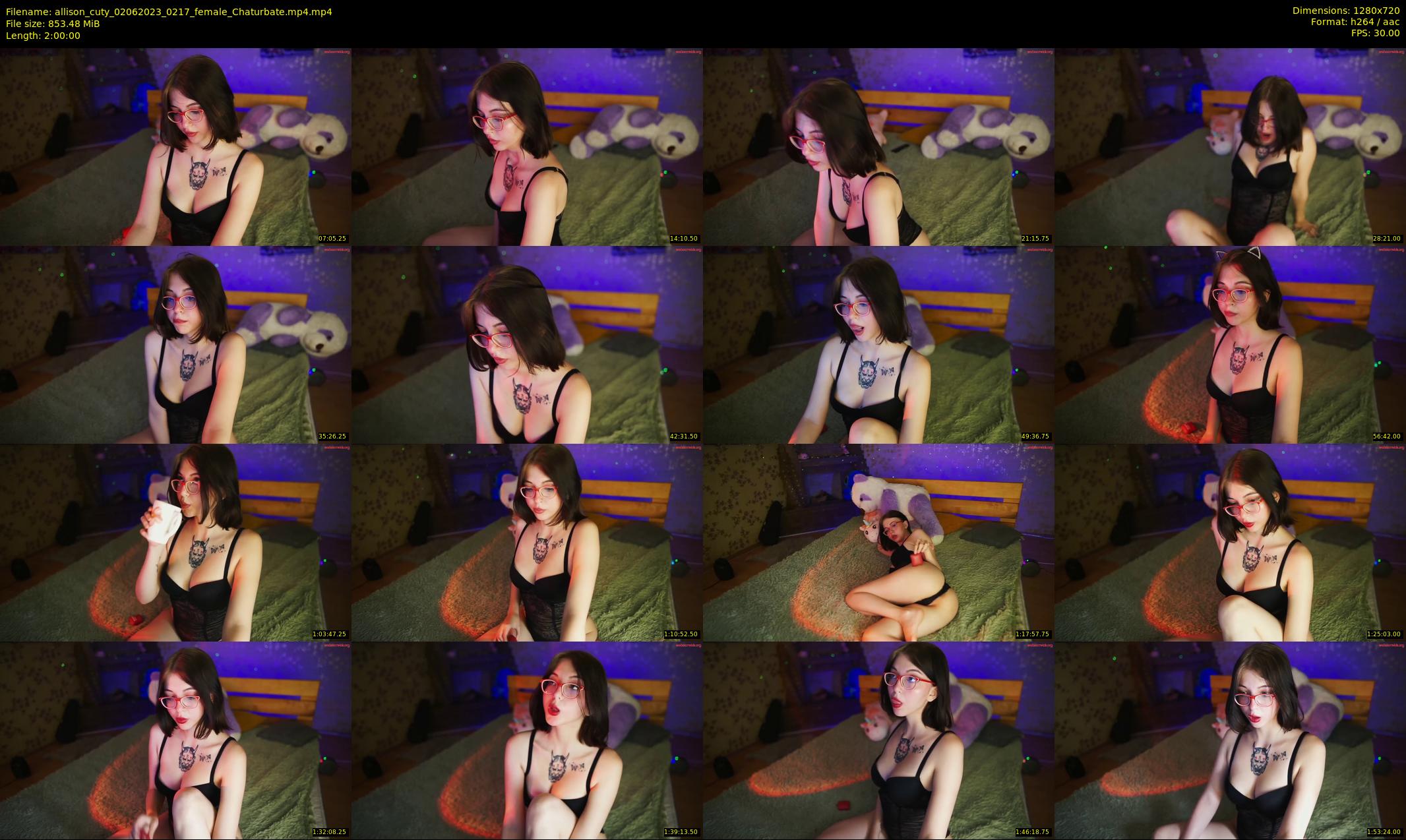 allison_cuty — 120 minute Chaturbate female cam show recording, 720p, Jun 2, 2023