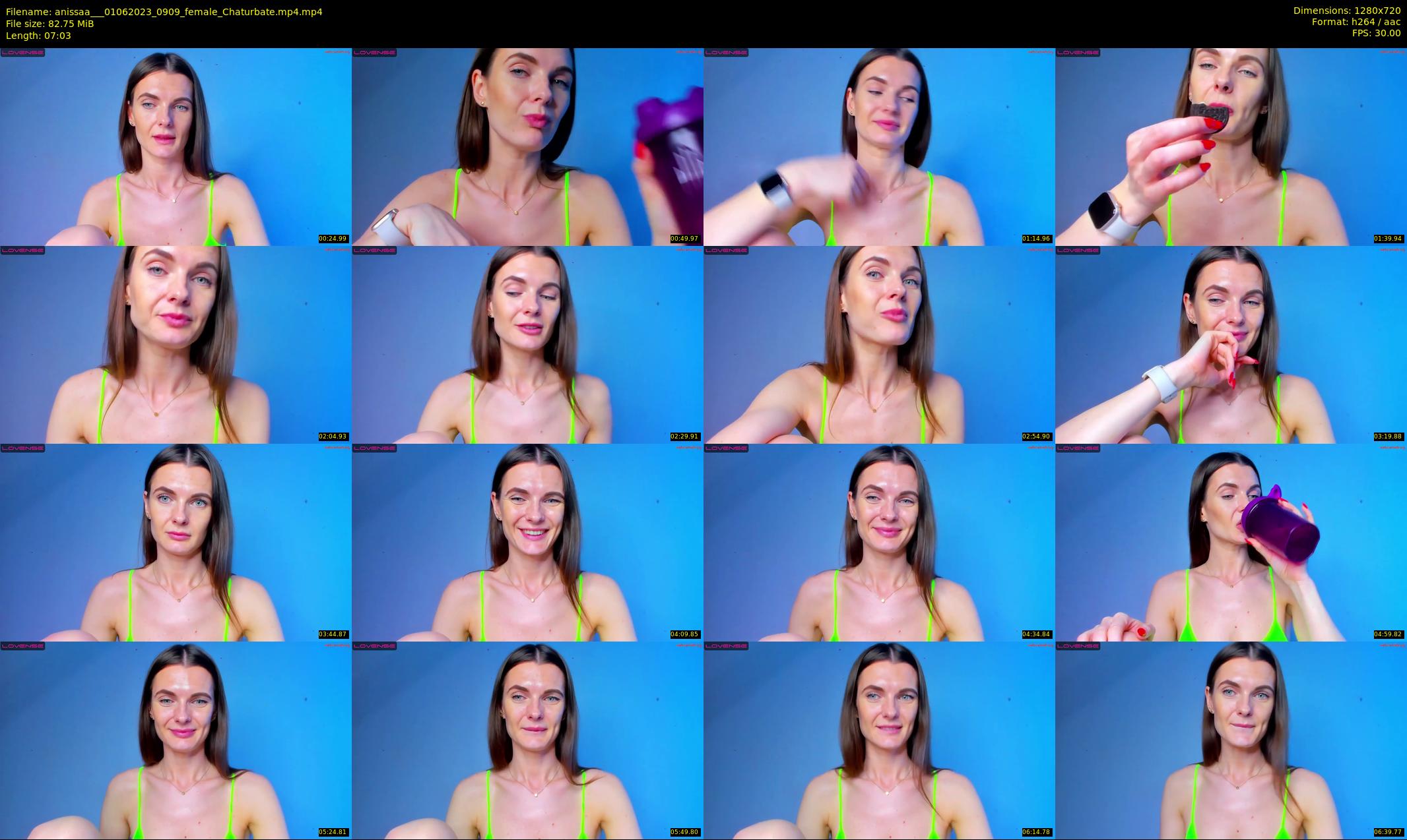 anissaa__ — 8 minute Chaturbate female cam show recording, 720p, Jun 1, 2023