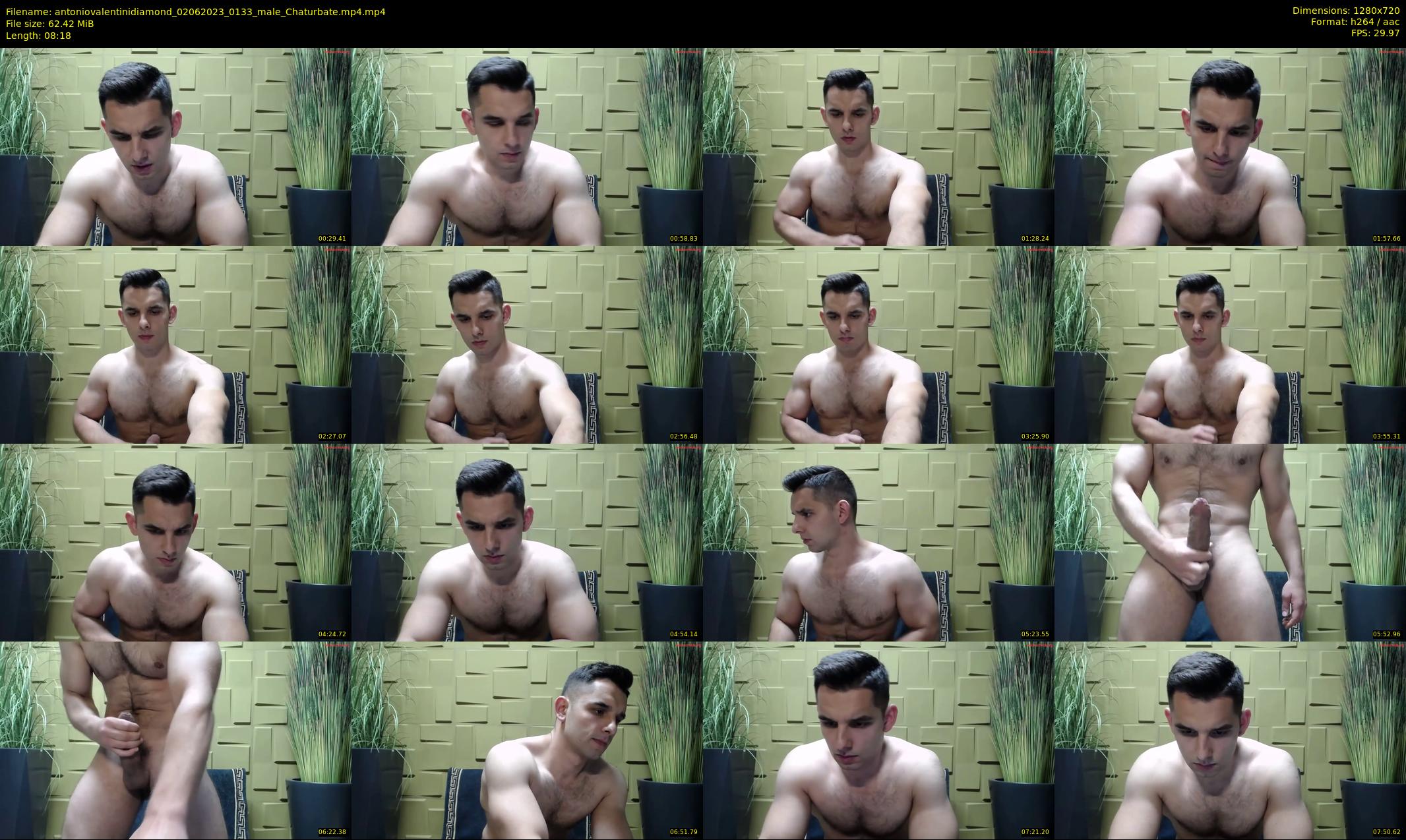 antoniovalentinidiamond — 9 minute Chaturbate male cam show recording, 720p, Jun 2, 2023