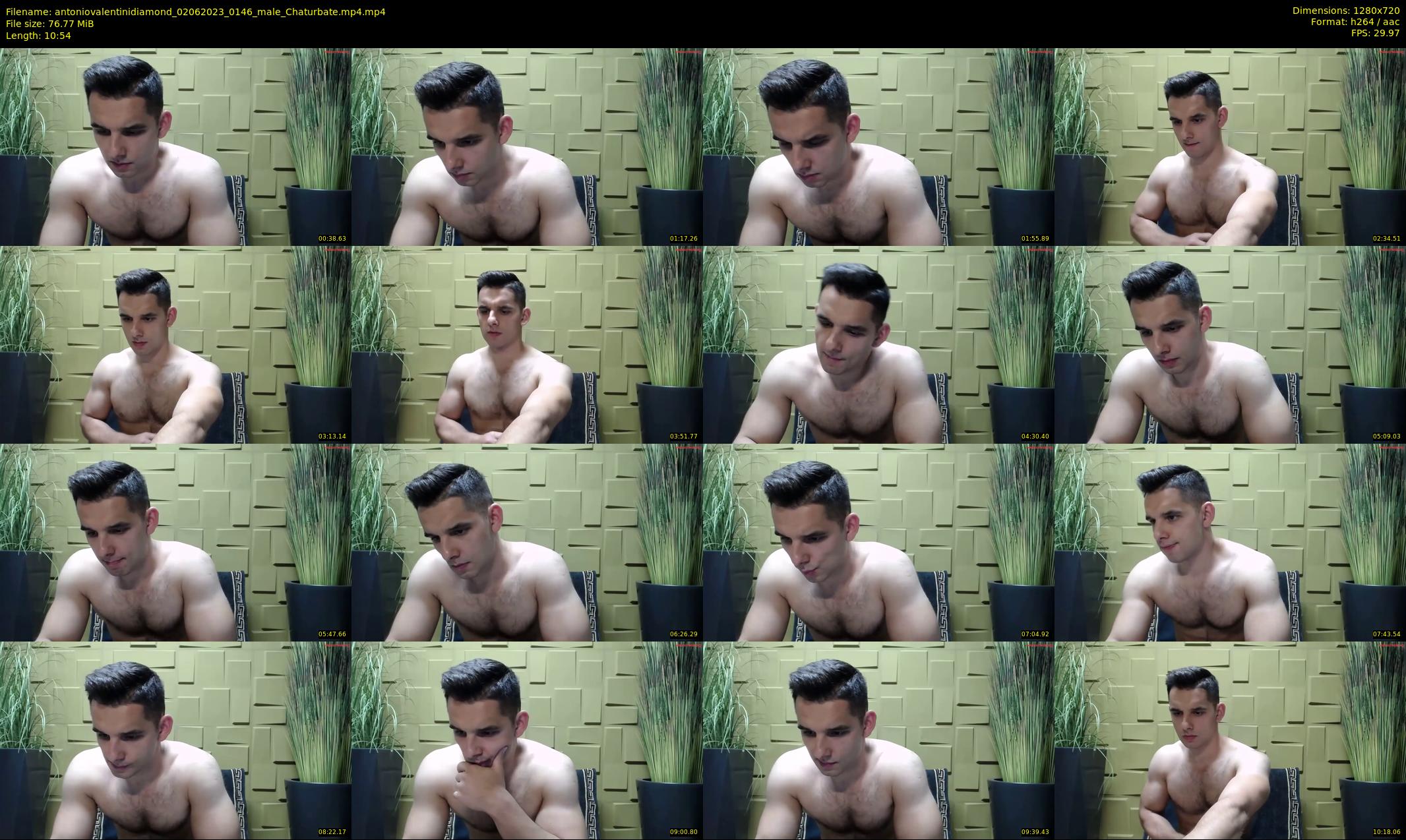 antoniovalentinidiamond — 11 minute Chaturbate male cam show recording, 720p, Jun 2, 2023