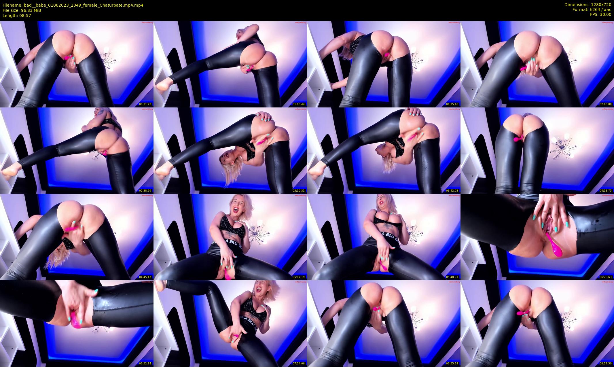 bad__babe — 9 minute Chaturbate female cam show recording, 720p, Jun 1, 2023