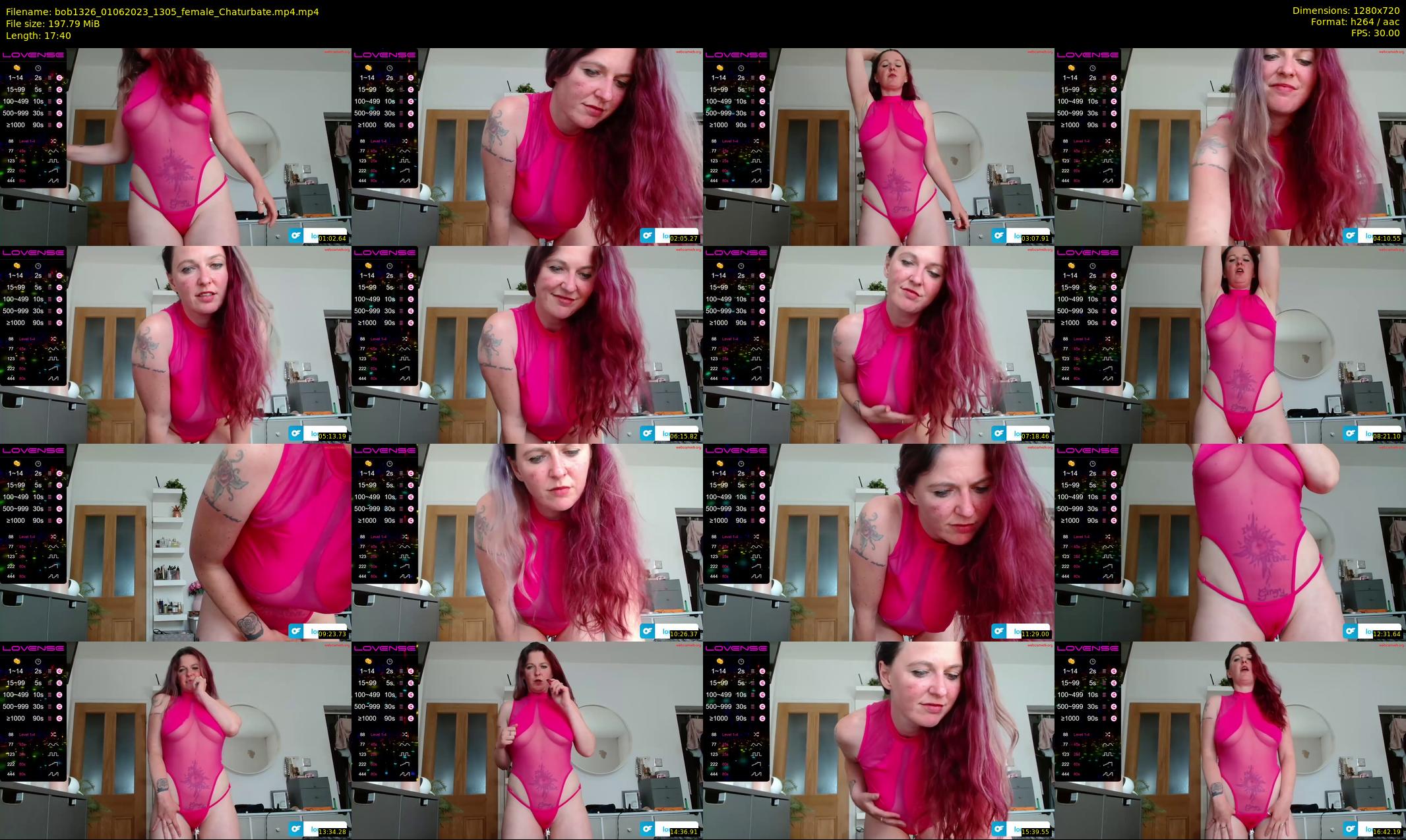 bob1326 — 18 minute Chaturbate female cam show recording, 720p, Jun 1, 2023