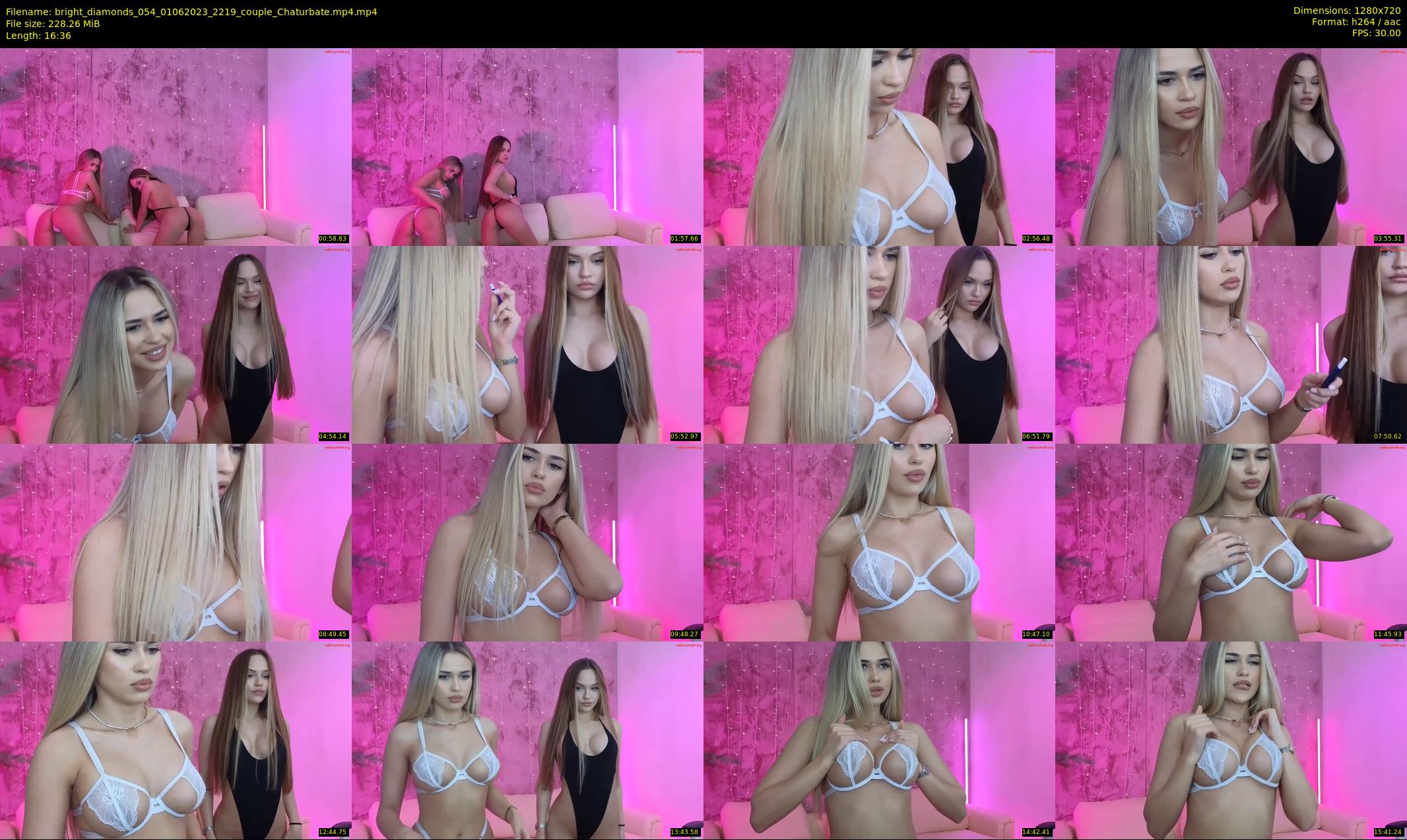 bright_diamonds_054 — 17 minute Chaturbate couple cam show recording, 720p, Jun 1, 2023