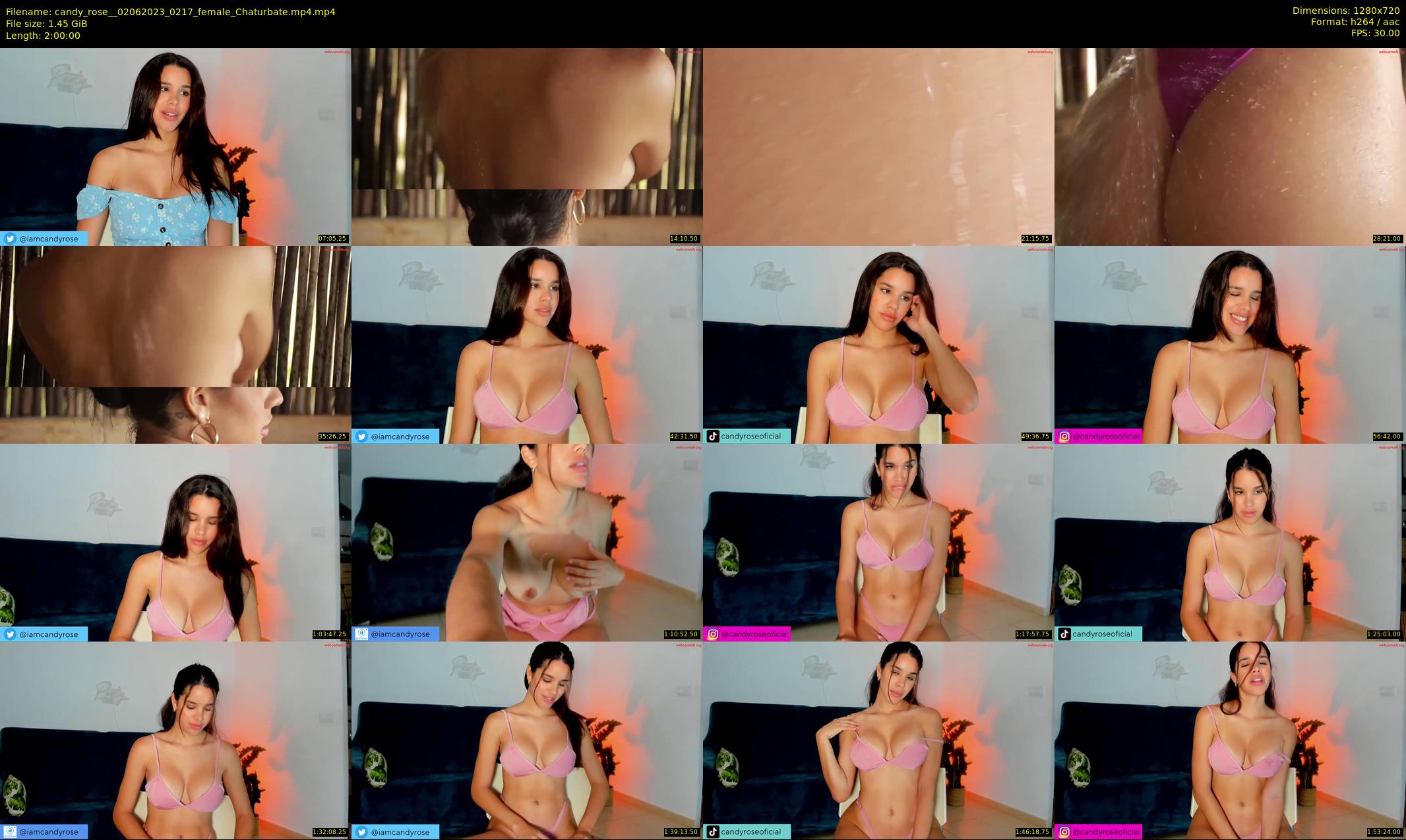candy_rose_ — 120 minute Chaturbate female cam show recording, 720p, Jun 2, 2023