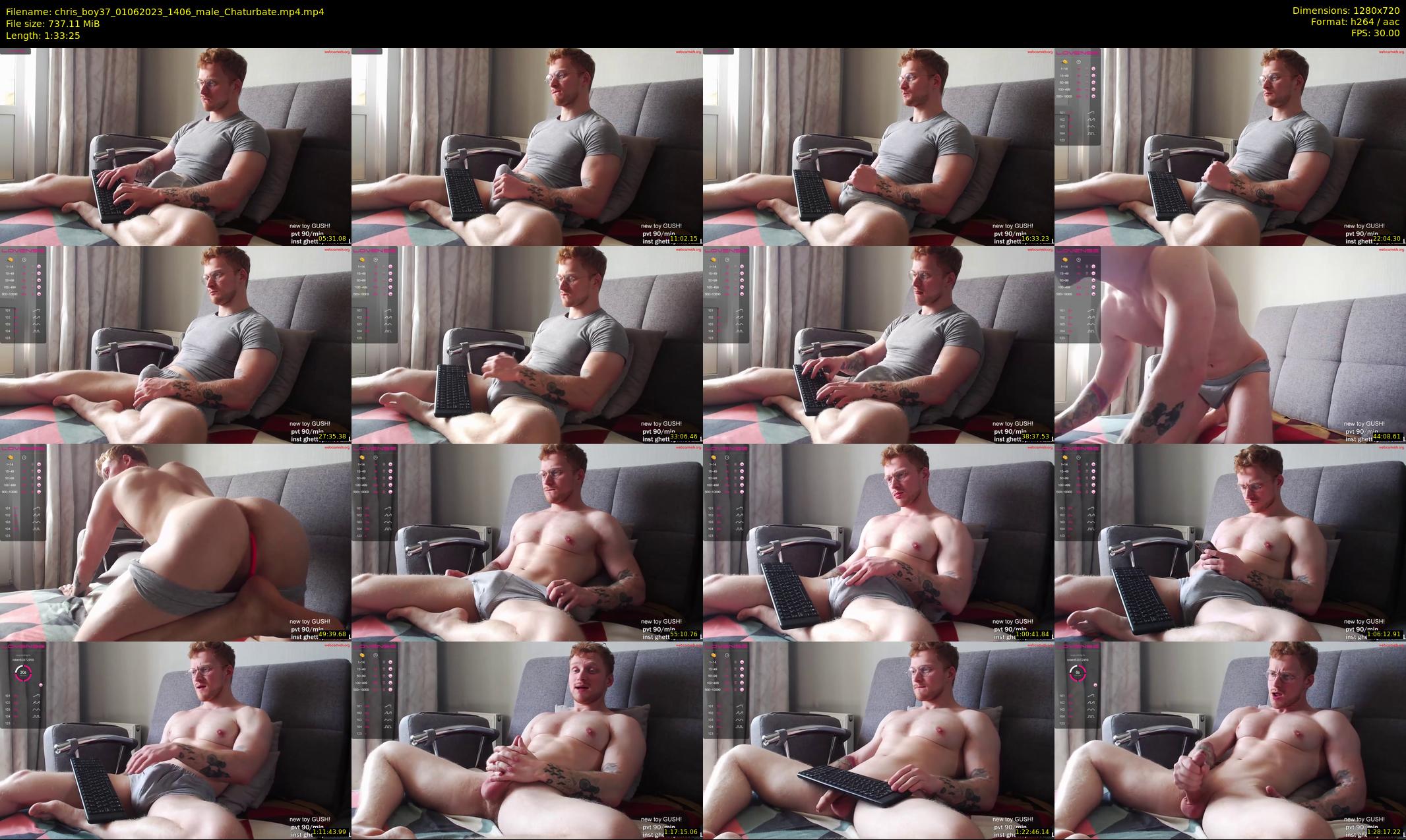 chris_boy37 — 94 minute Chaturbate male cam show recording, 720p, Jun 1, 2023