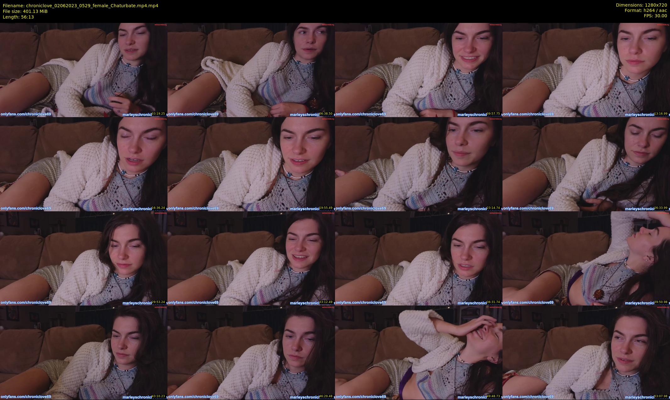 chroniclove — 57 minute Chaturbate female cam show recording, 720p, Jun 2, 2023