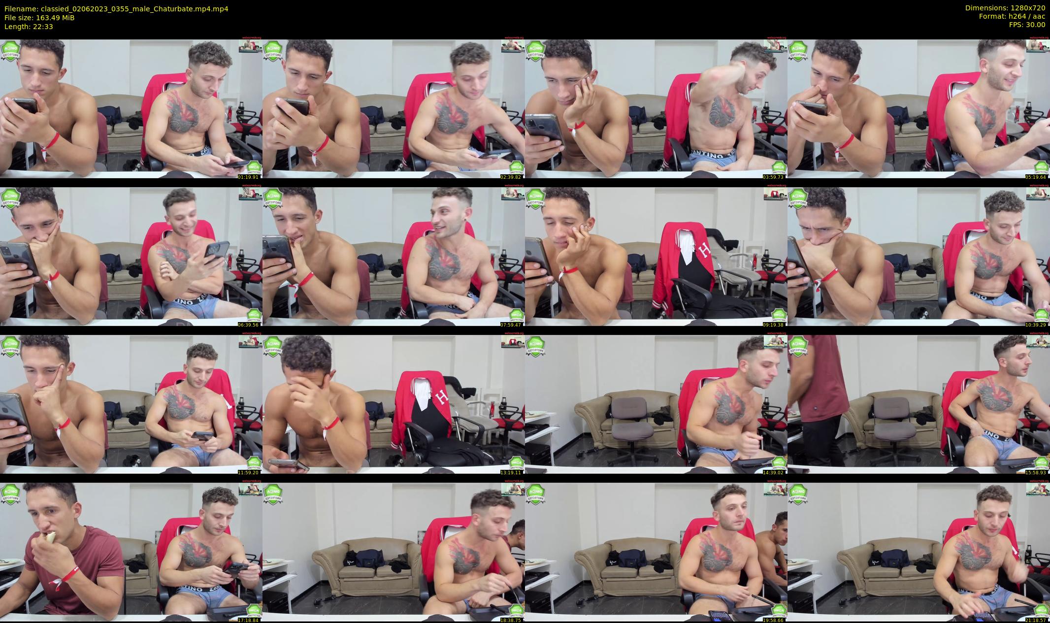 classied — 23 minute Chaturbate male cam show recording, 720p, Jun 2, 2023