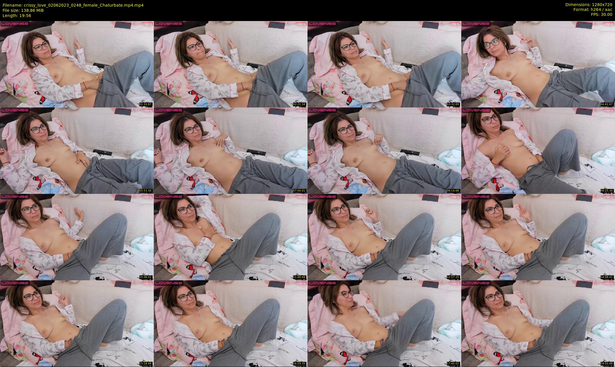 crissy_love — 20 minute Chaturbate female cam show recording, 720p, Jun 2, 2023
