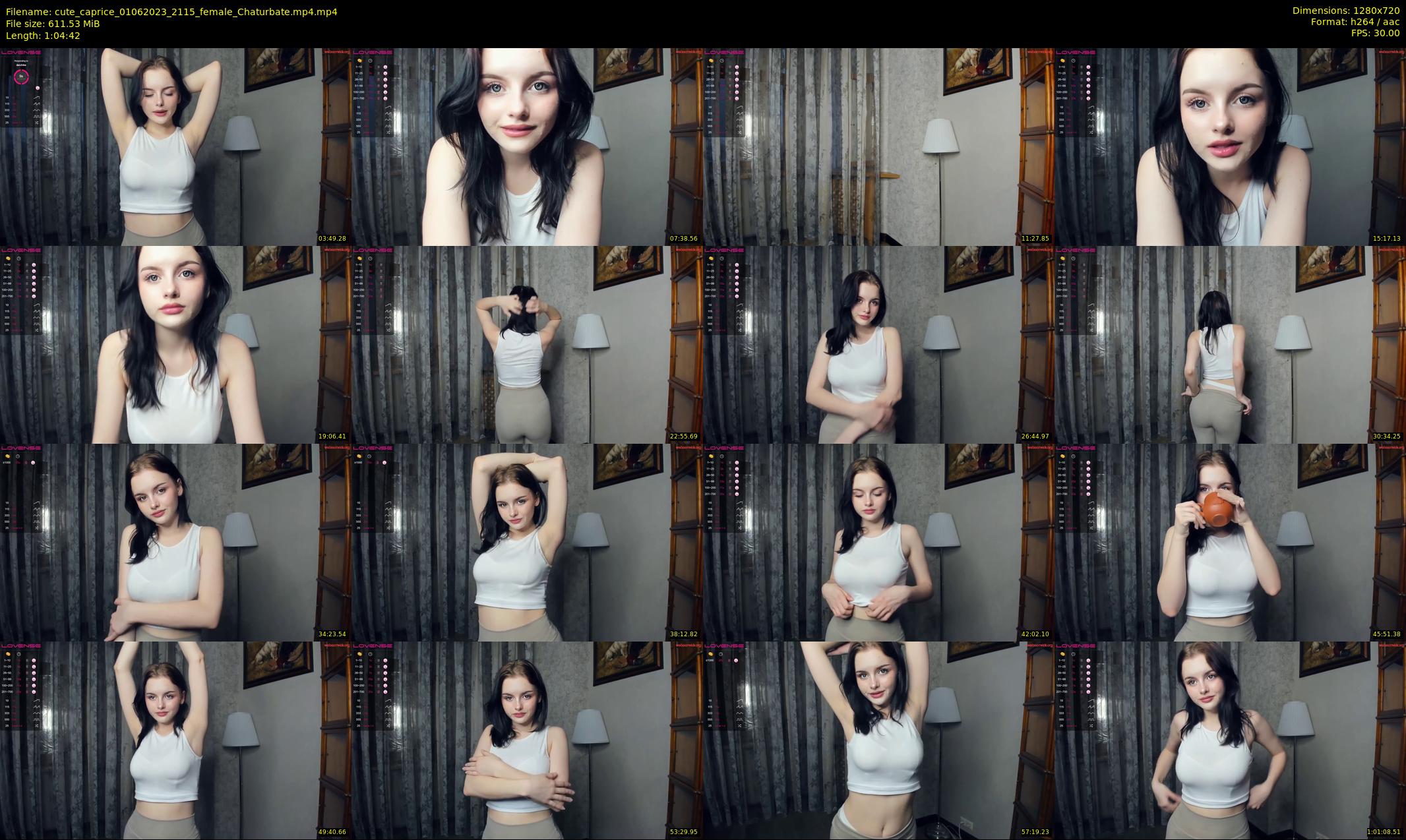 cute_caprice — 65 minute Chaturbate female cam show recording, 720p, Jun 1, 2023