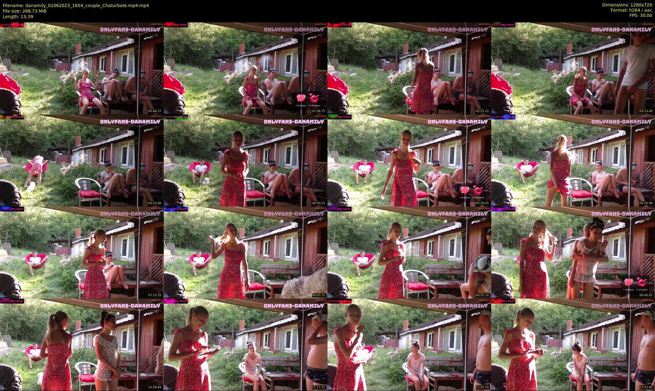 danamily — 14 minute Chaturbate female cam show recording, 720p, Jun 1, 2023