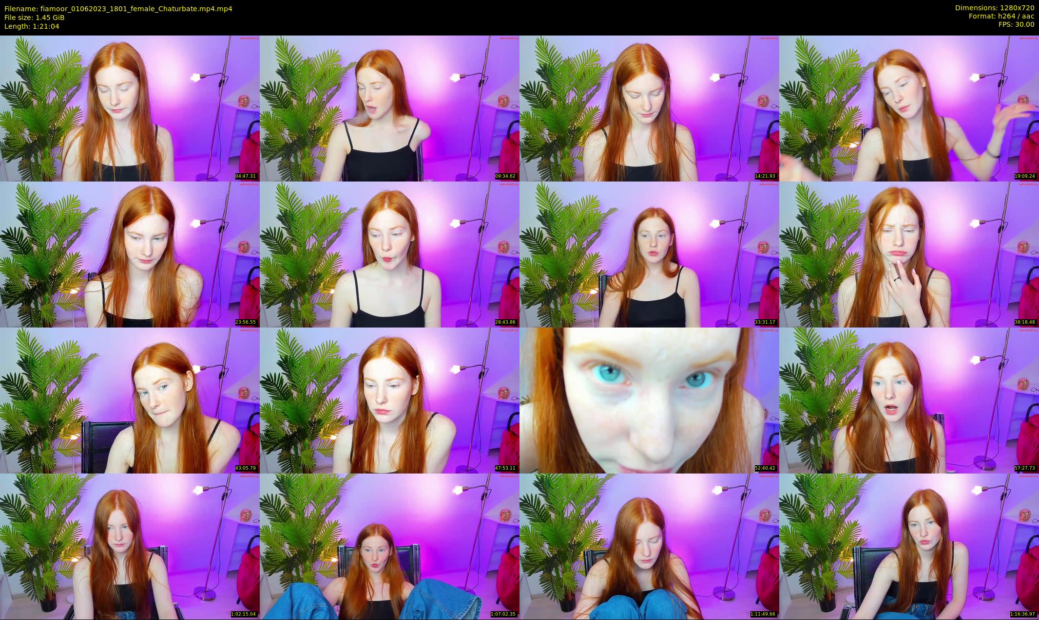 fiamoor — 82 minute Chaturbate female cam show recording, 720p, Jun 1, 2023