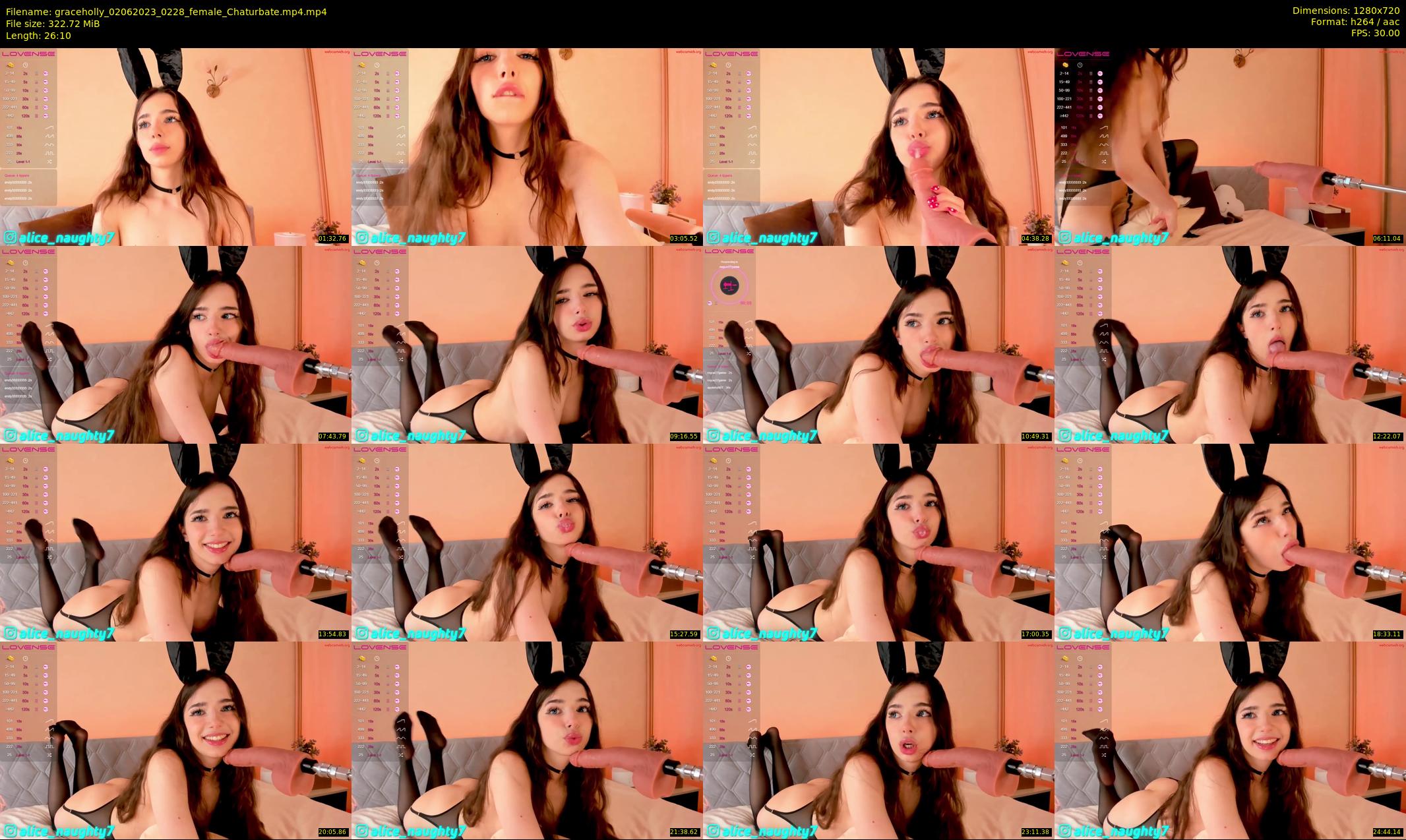 graceholly — 27 minute Chaturbate female cam show recording, 720p, Jun 2, 2023