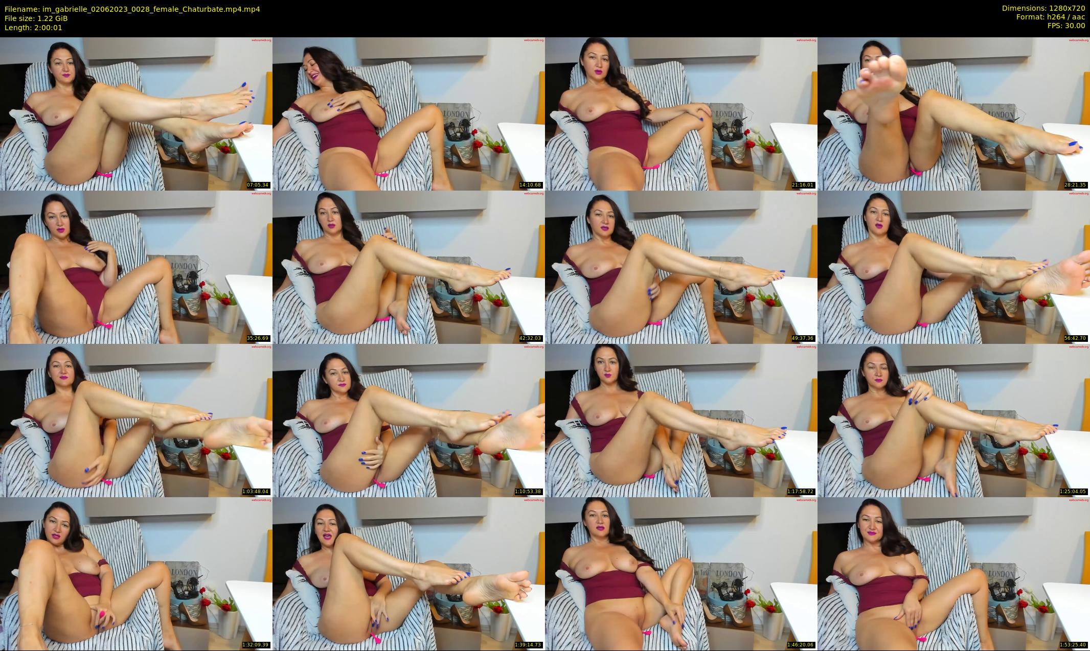 im_gabrielle — 121 minute Chaturbate female cam show recording, 720p, Jun 2, 2023