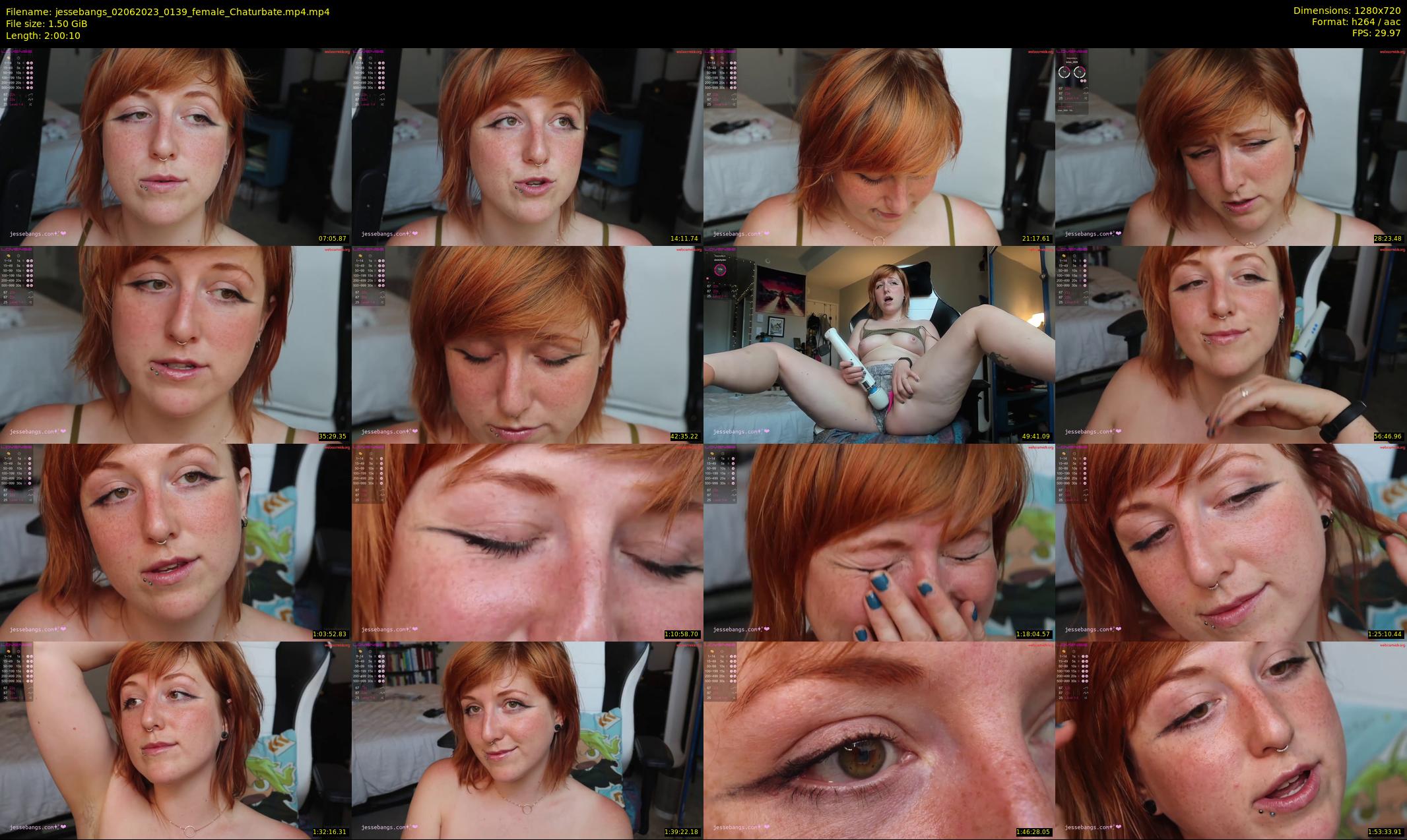 jessebangs — 121 minute Chaturbate female cam show recording, 720p, Jun 2, 2023