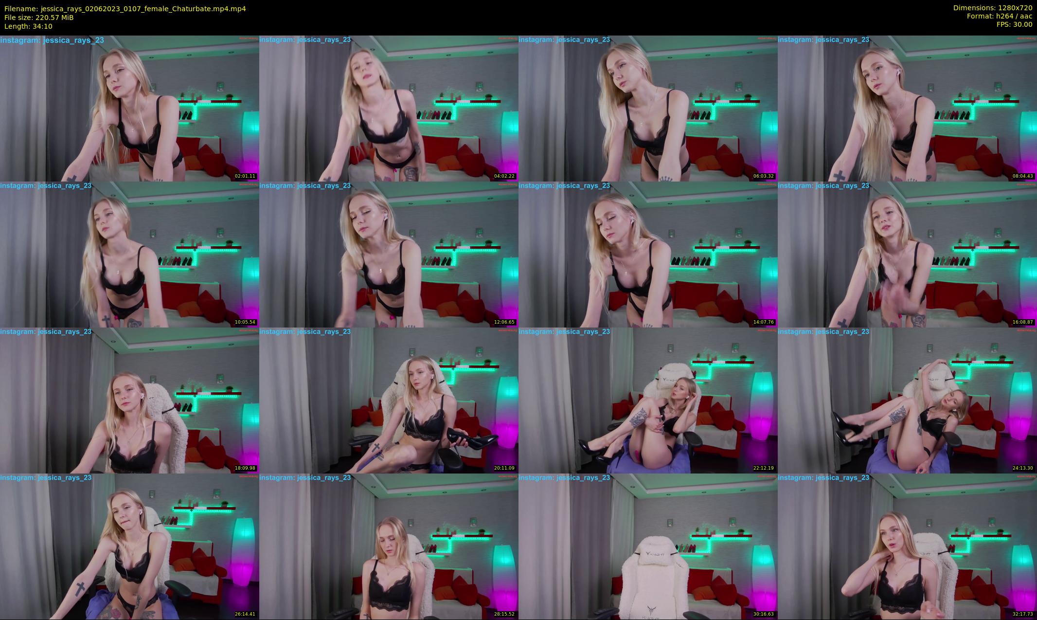 jessica_rays — 35 minute Chaturbate couple cam show recording, 720p, Jun 2, 2023