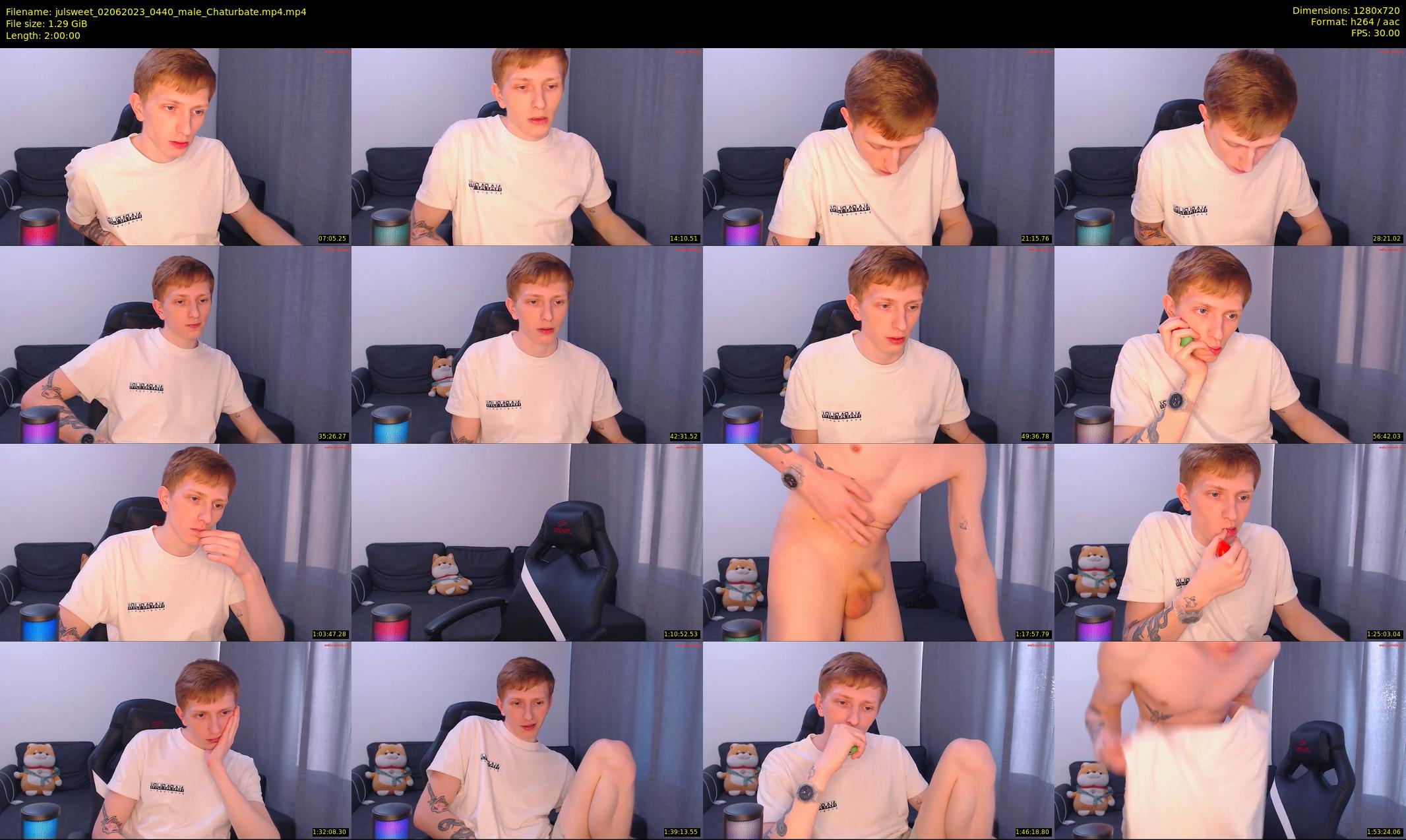 julsweet — 120 minute Chaturbate male cam show recording, 720p, Jun 2, 2023