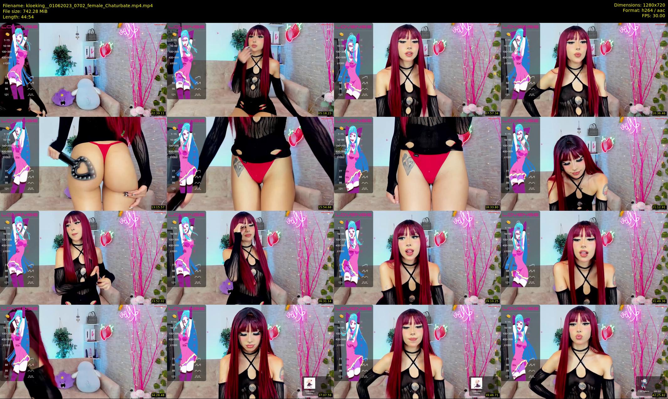 kloeking_ — 45 minute Chaturbate female cam show recording, 720p, Jun 1, 2023