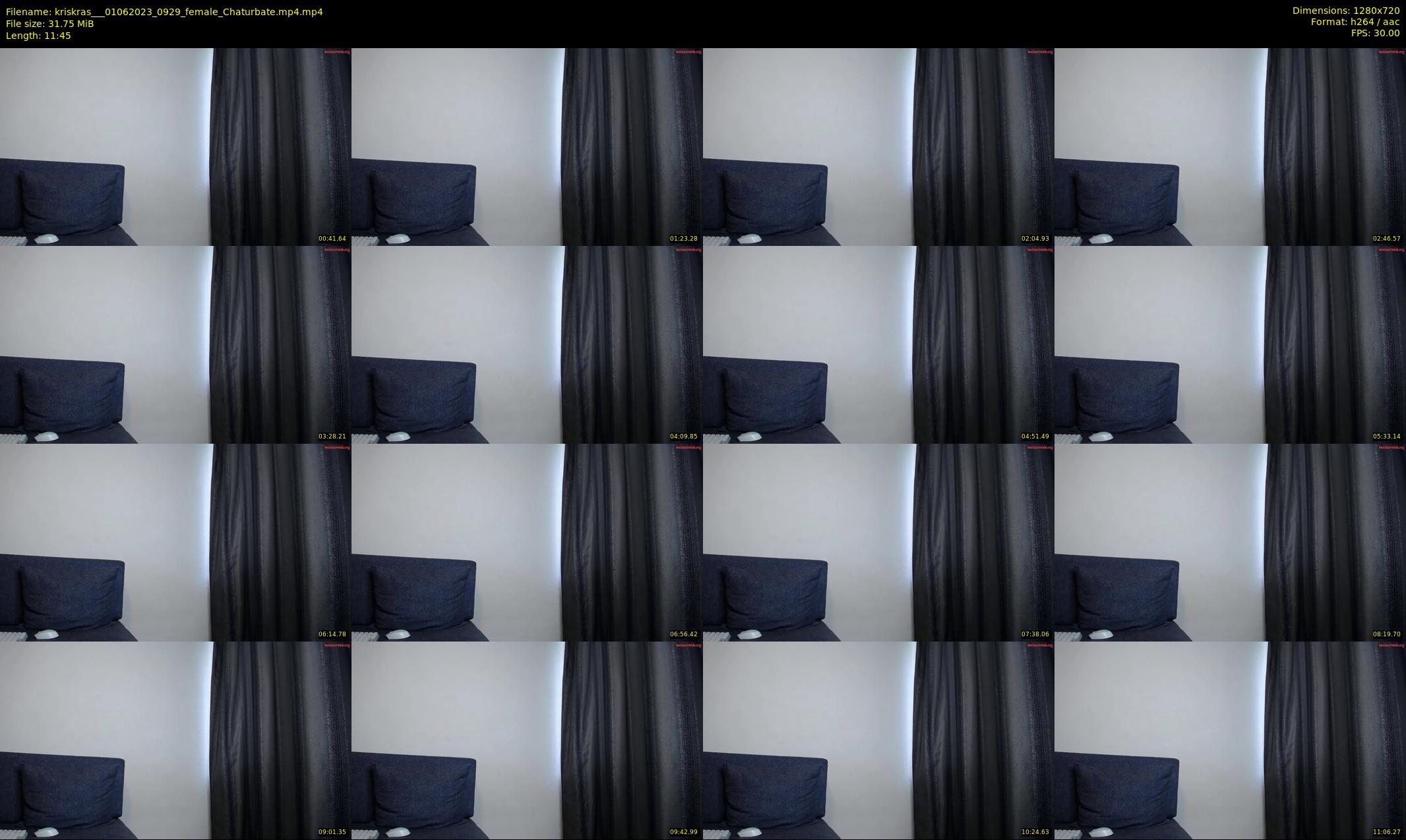 kriskras__ — 12 minute Chaturbate female cam show recording, 720p, Jun 1, 2023