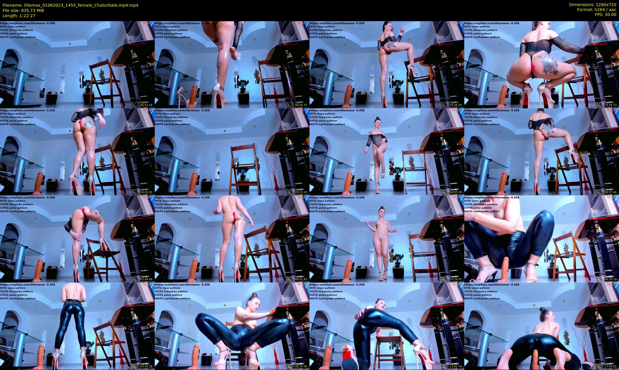 lillemax — 83 minute Chaturbate female cam show recording, 720p, Jun 1, 2023