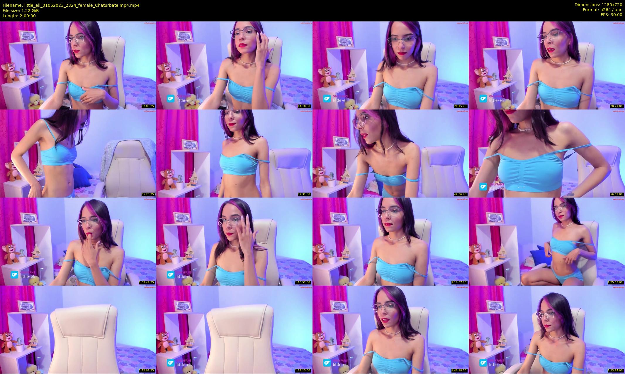 little_eli — 120 minute Chaturbate female cam show recording, 720p, Jun 1, 2023