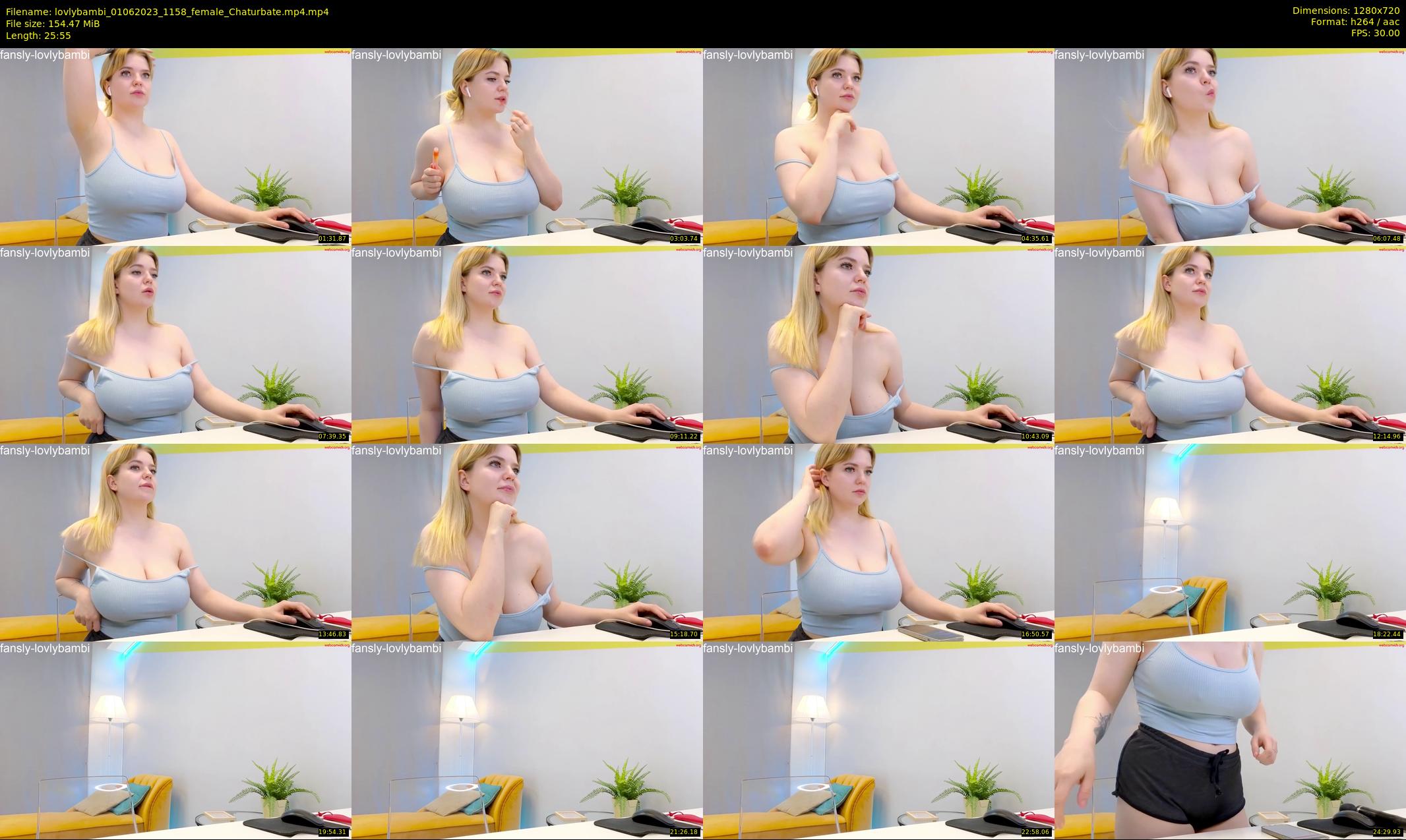 lovlybambi — 26 minute Chaturbate female cam show recording, 720p, Jun 1, 2023