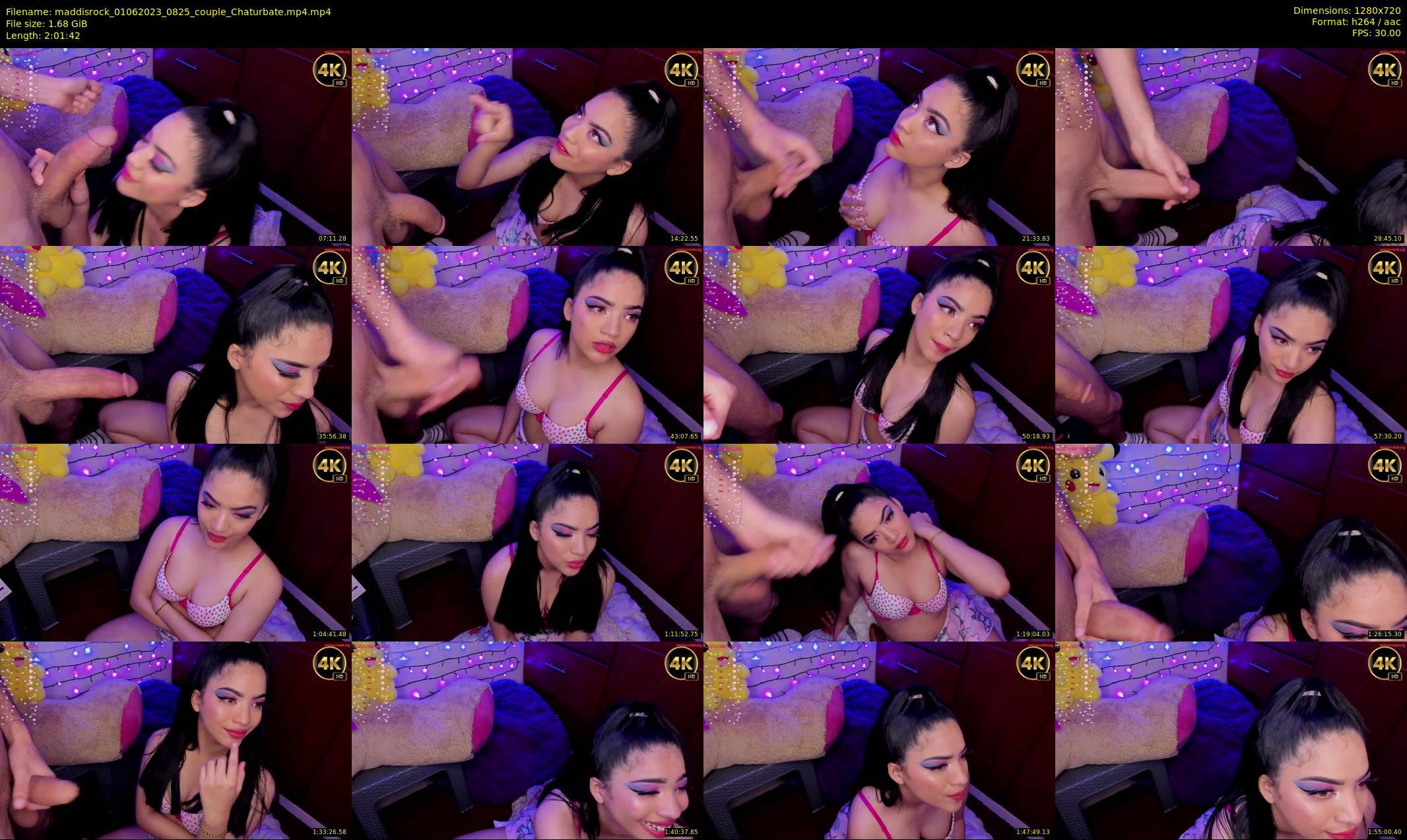maddisrock — 122 minute Chaturbate couple cam show recording, 720p, Jun 1, 2023