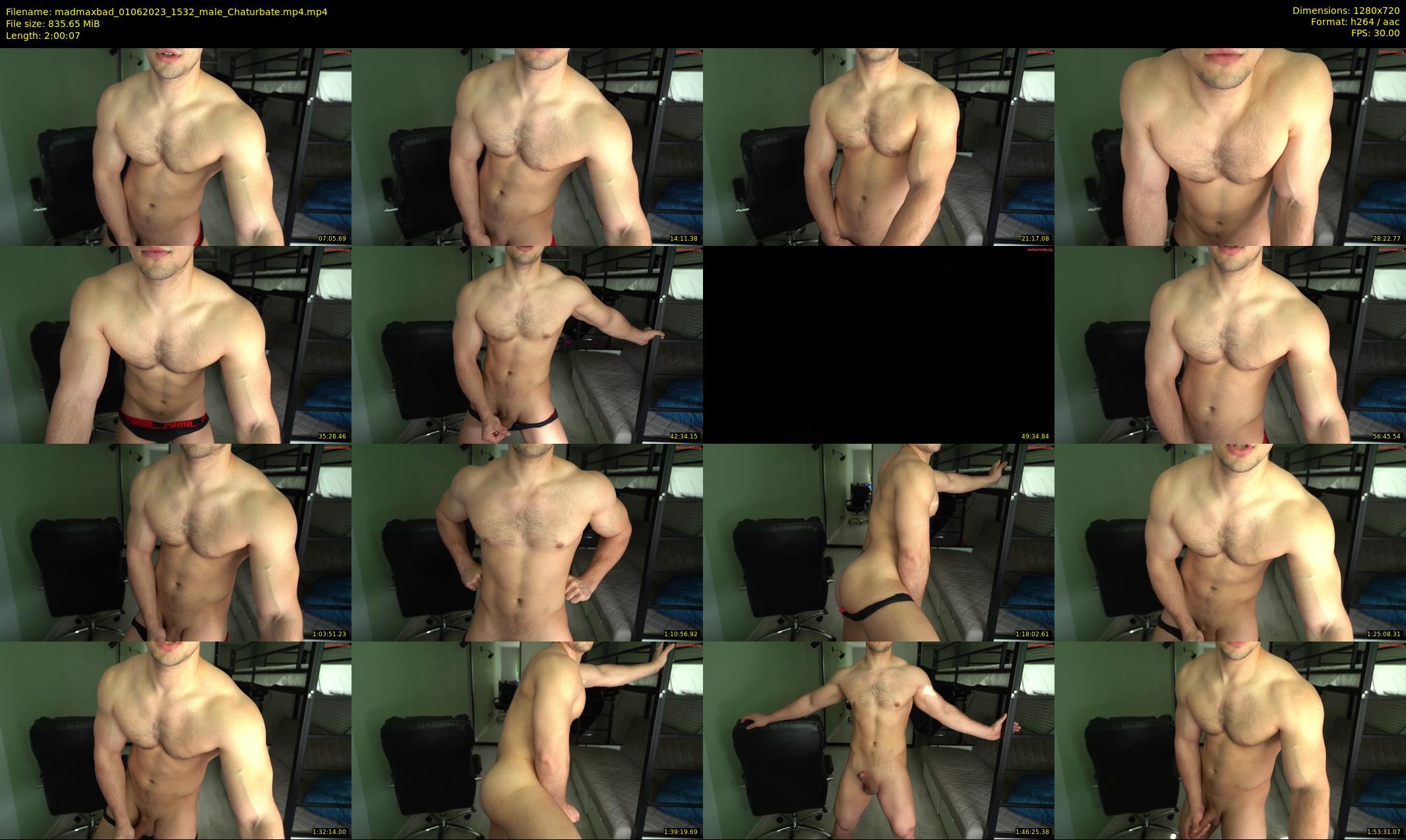 madmaxbad — 121 minute Chaturbate male cam show recording, 720p, Jun 1, 2023