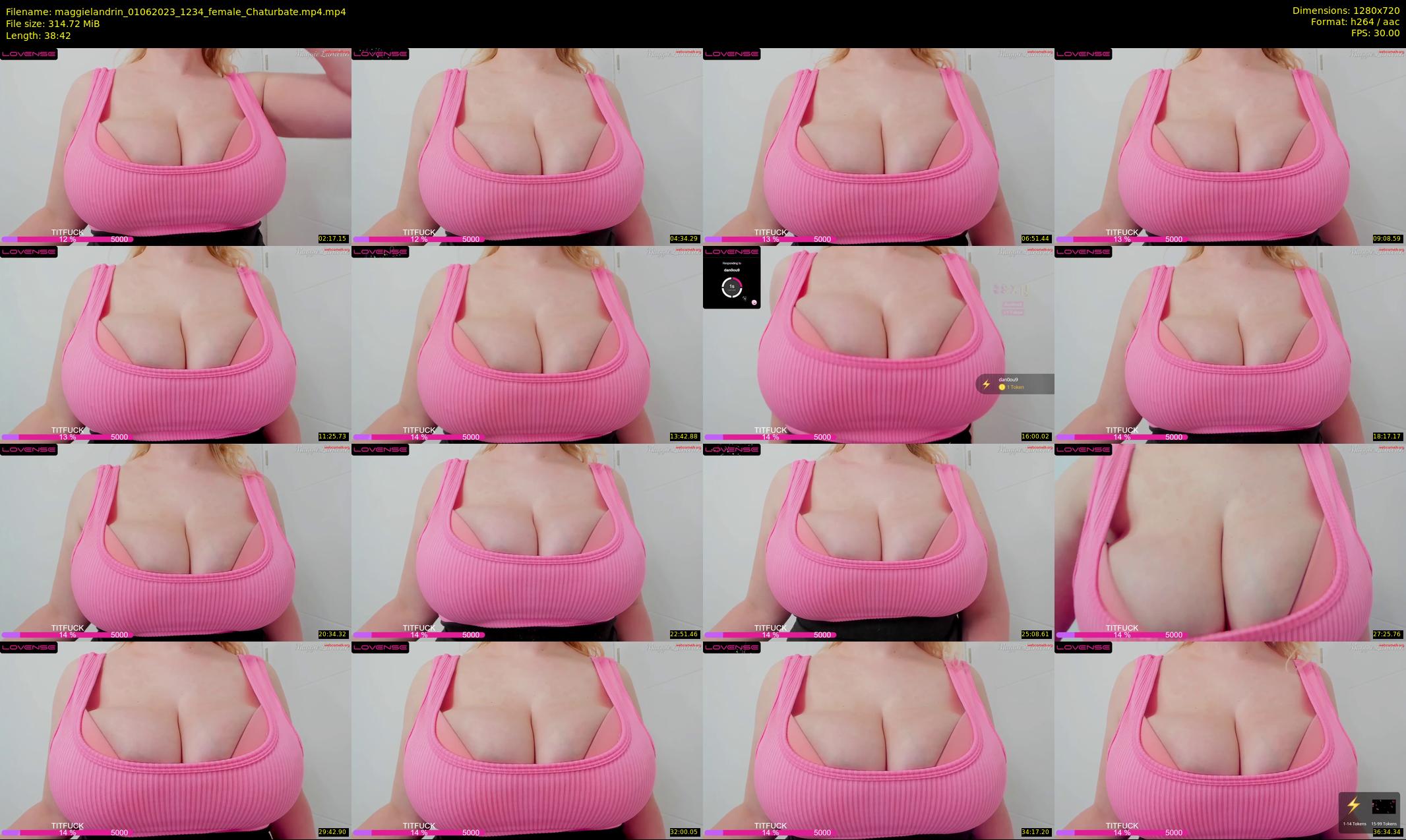 maggielandrin — 39 minute Chaturbate female cam show recording, 720p, Jun 1, 2023