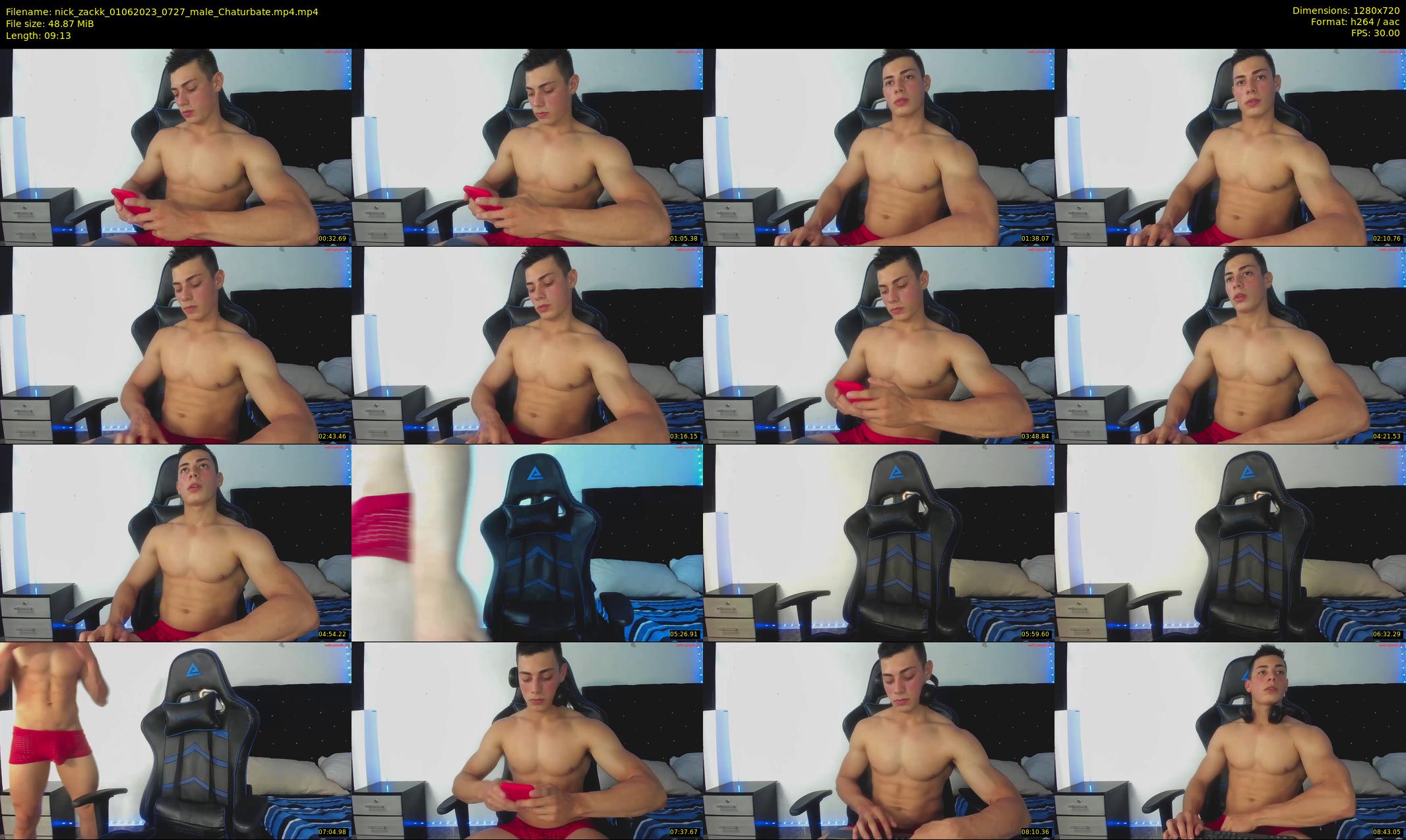 nick_zackk — 10 minute Chaturbate male cam show recording, 720p, Jun 1, 2023