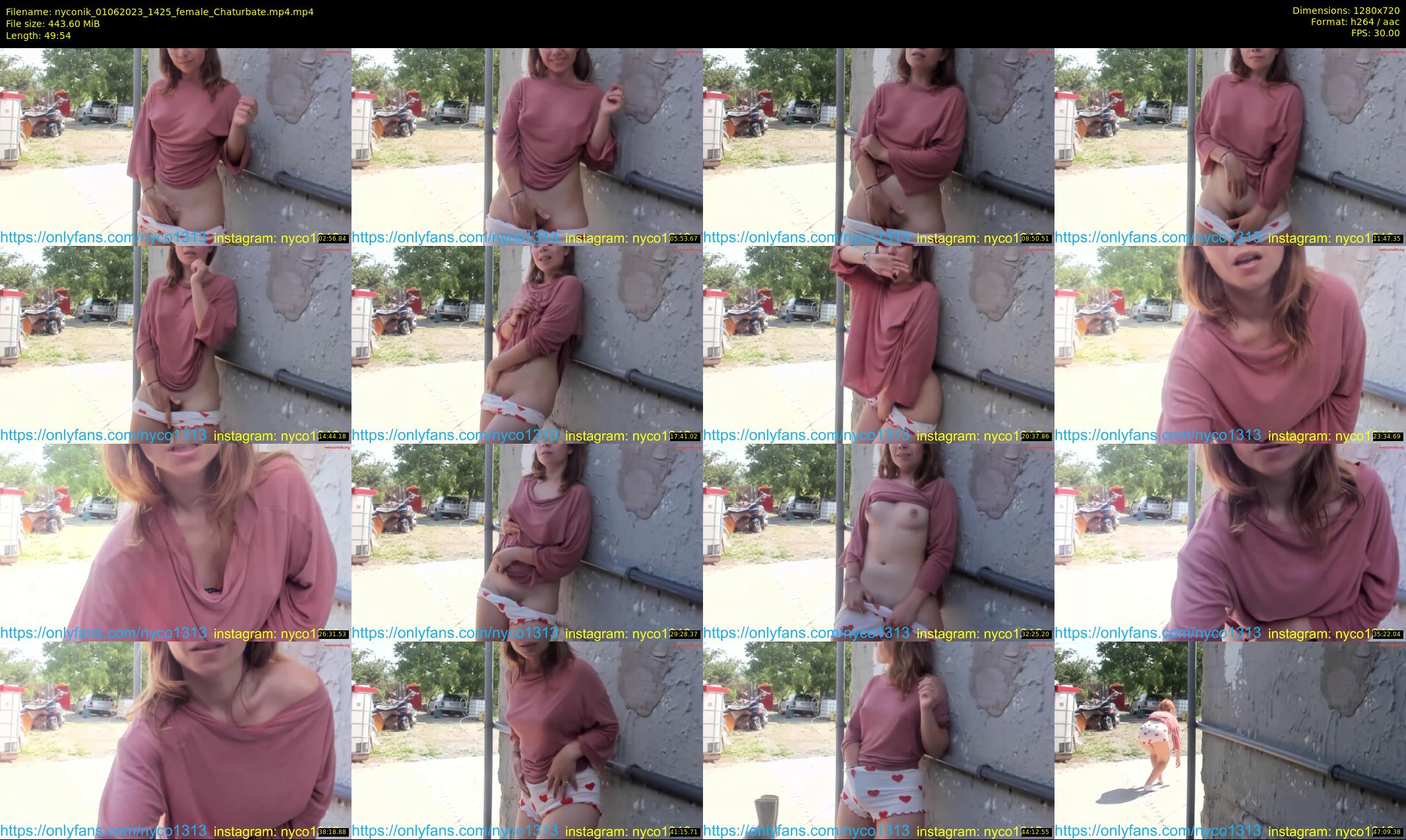 nyconik — 50 minute Chaturbate female cam show recording, 720p, Jun 1, 2023