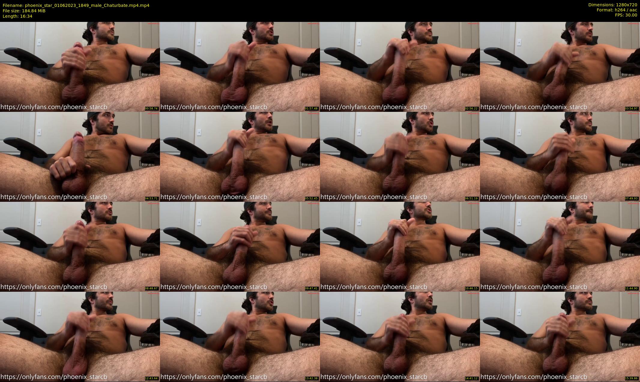 phoenix_star — 17 minute Chaturbate male cam show recording, 720p, Jun 1, 2023