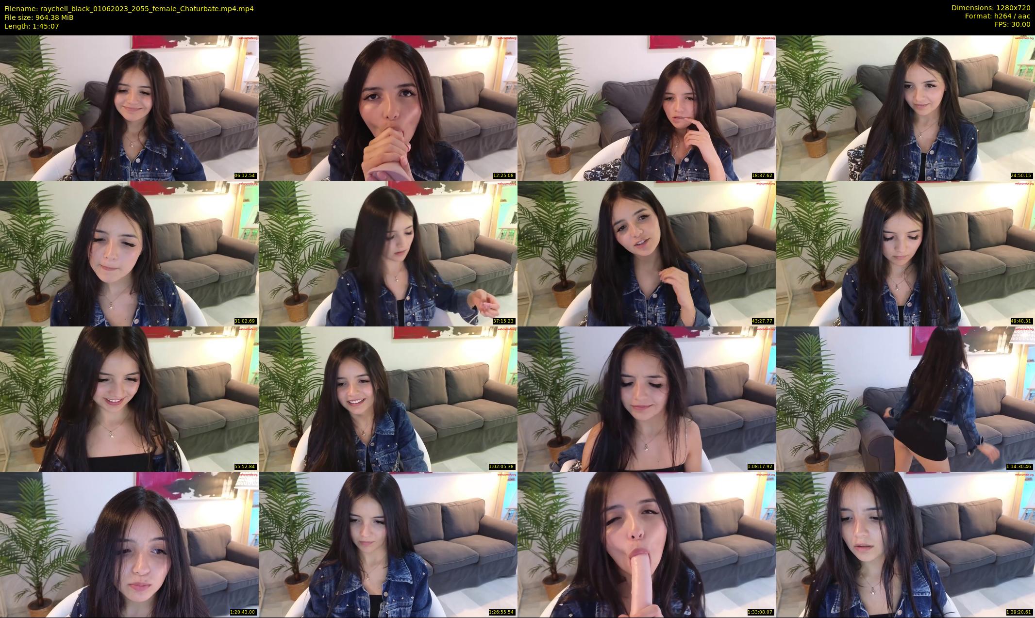raychell_black — 106 minute Chaturbate female cam show recording, 720p, Jun 1, 2023