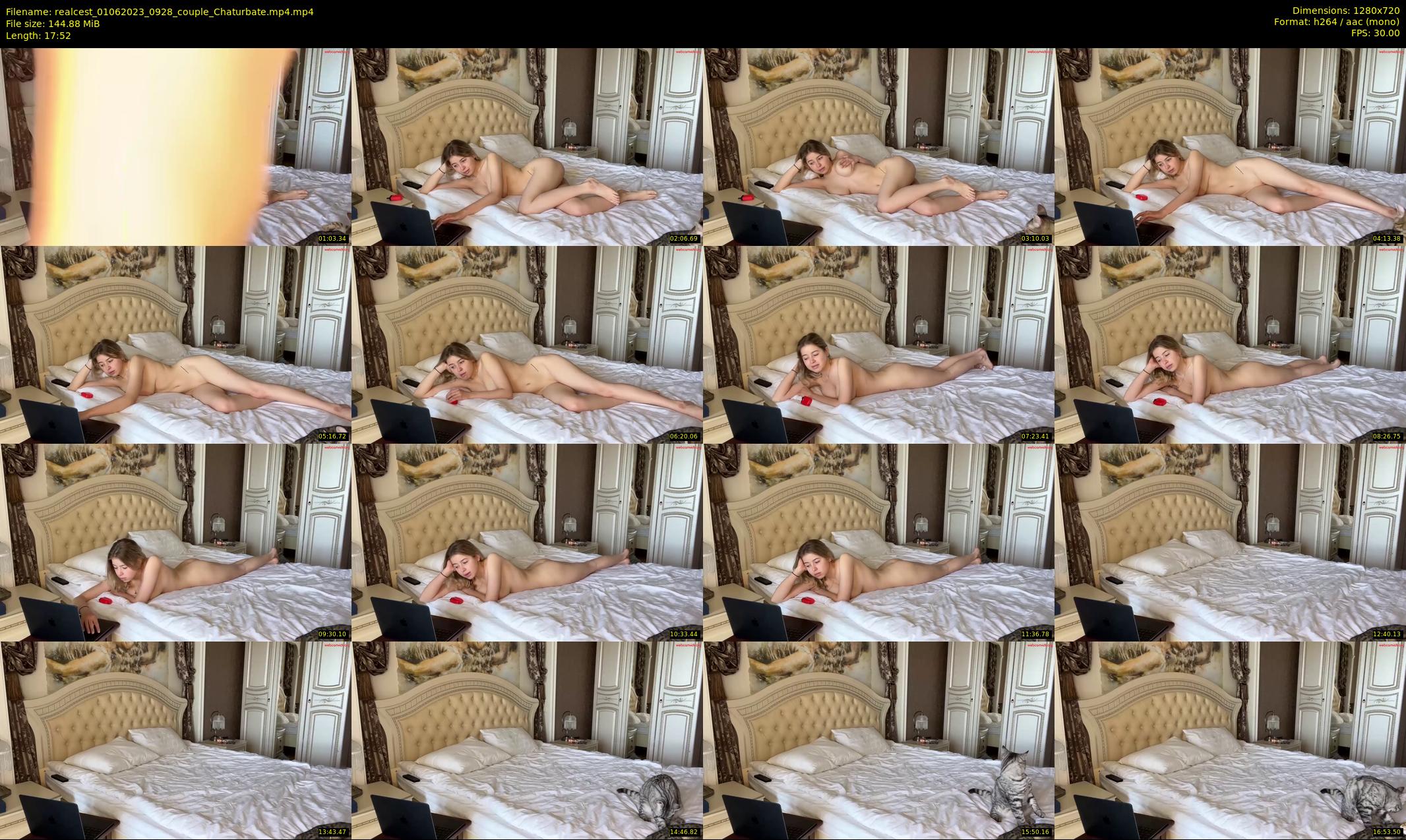 realcest — 18 minute Chaturbate couple cam show recording, 720p, Jun 1, 2023